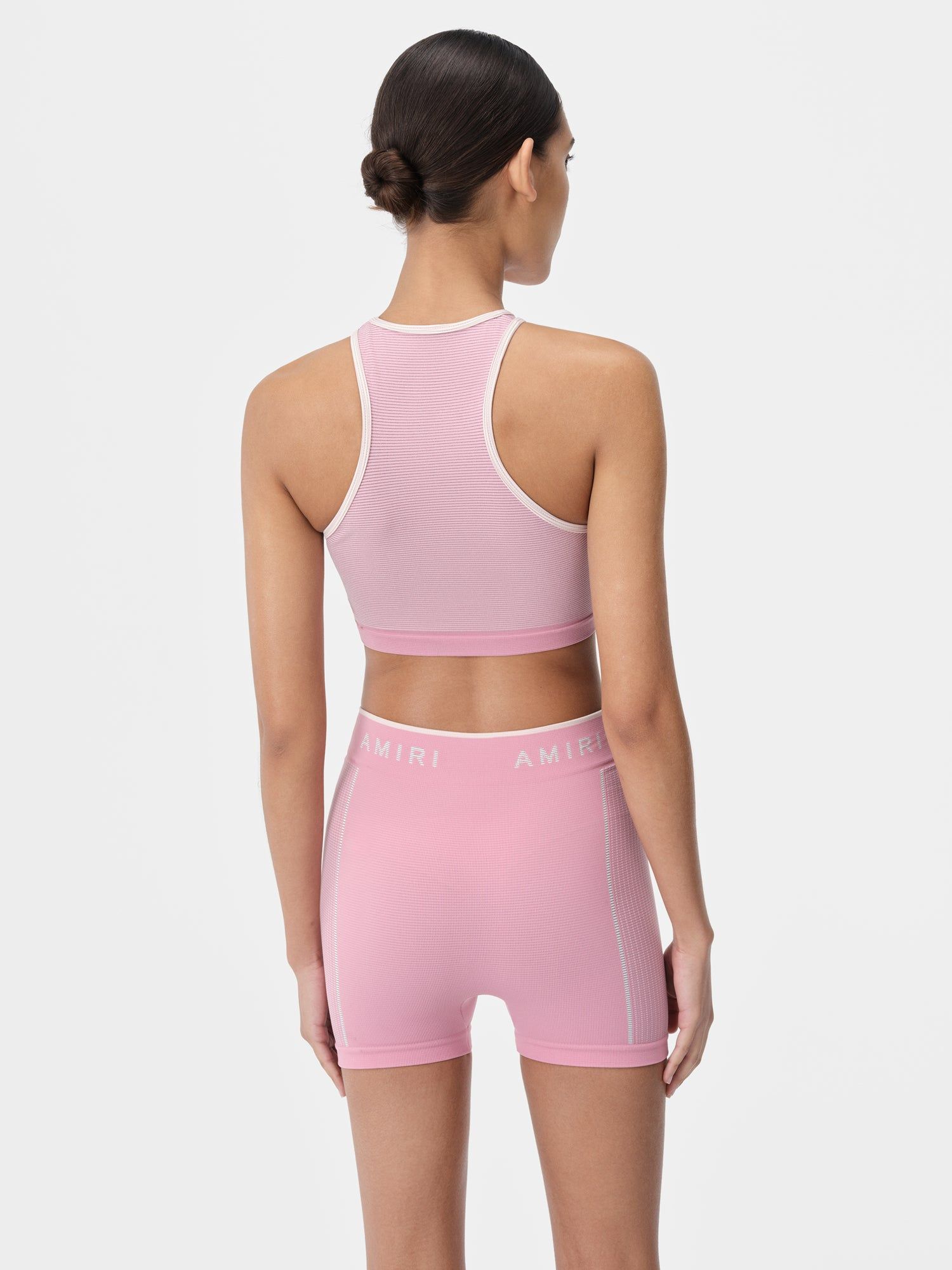 Ropa Deportiva Amiri Ma Seamless Racerback Bra Mujer Rosas | MICJFD-460