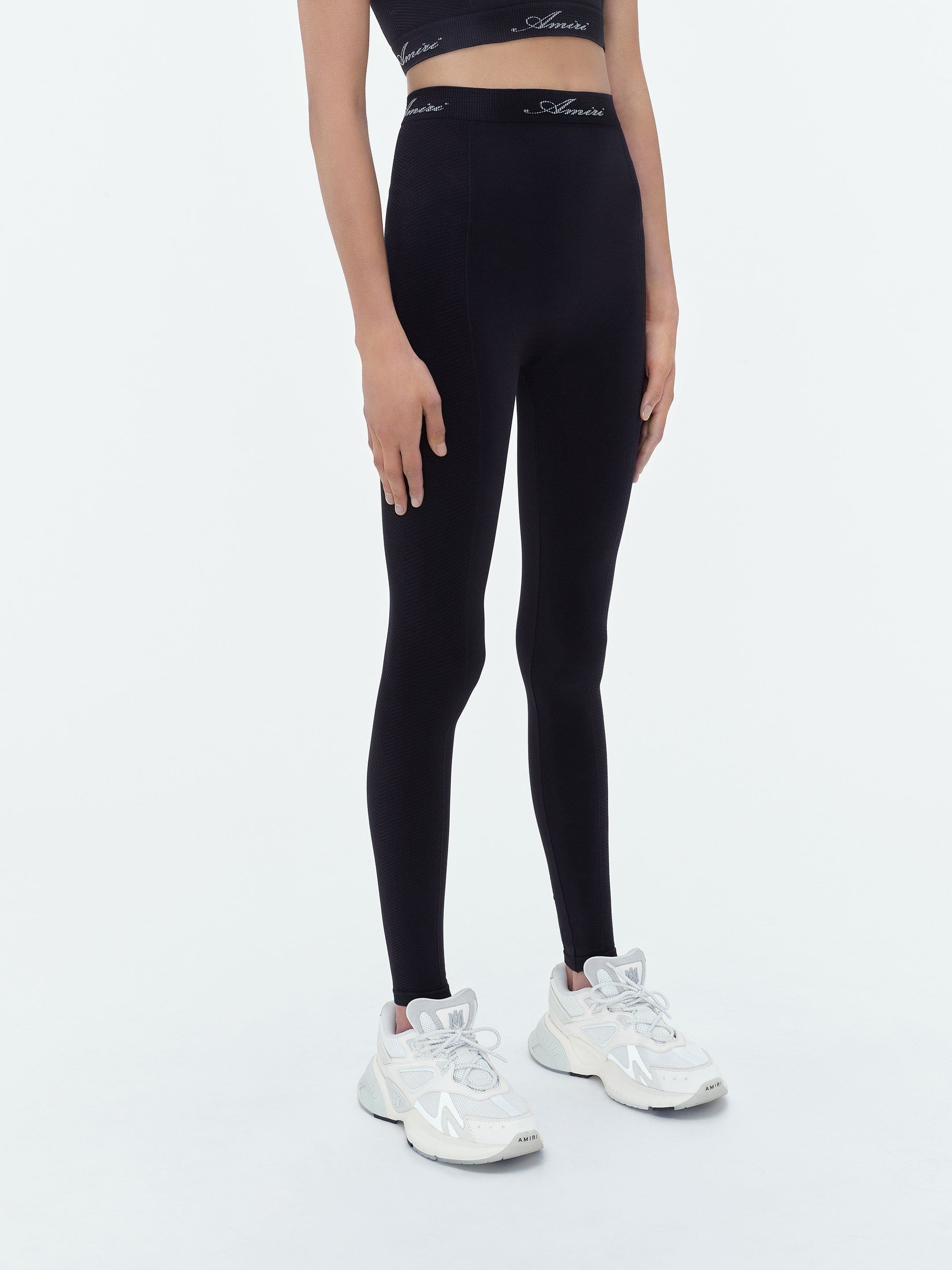Ropa Deportiva Amiri Seamless Leggings Mujer Negros | PLCUTZ-738