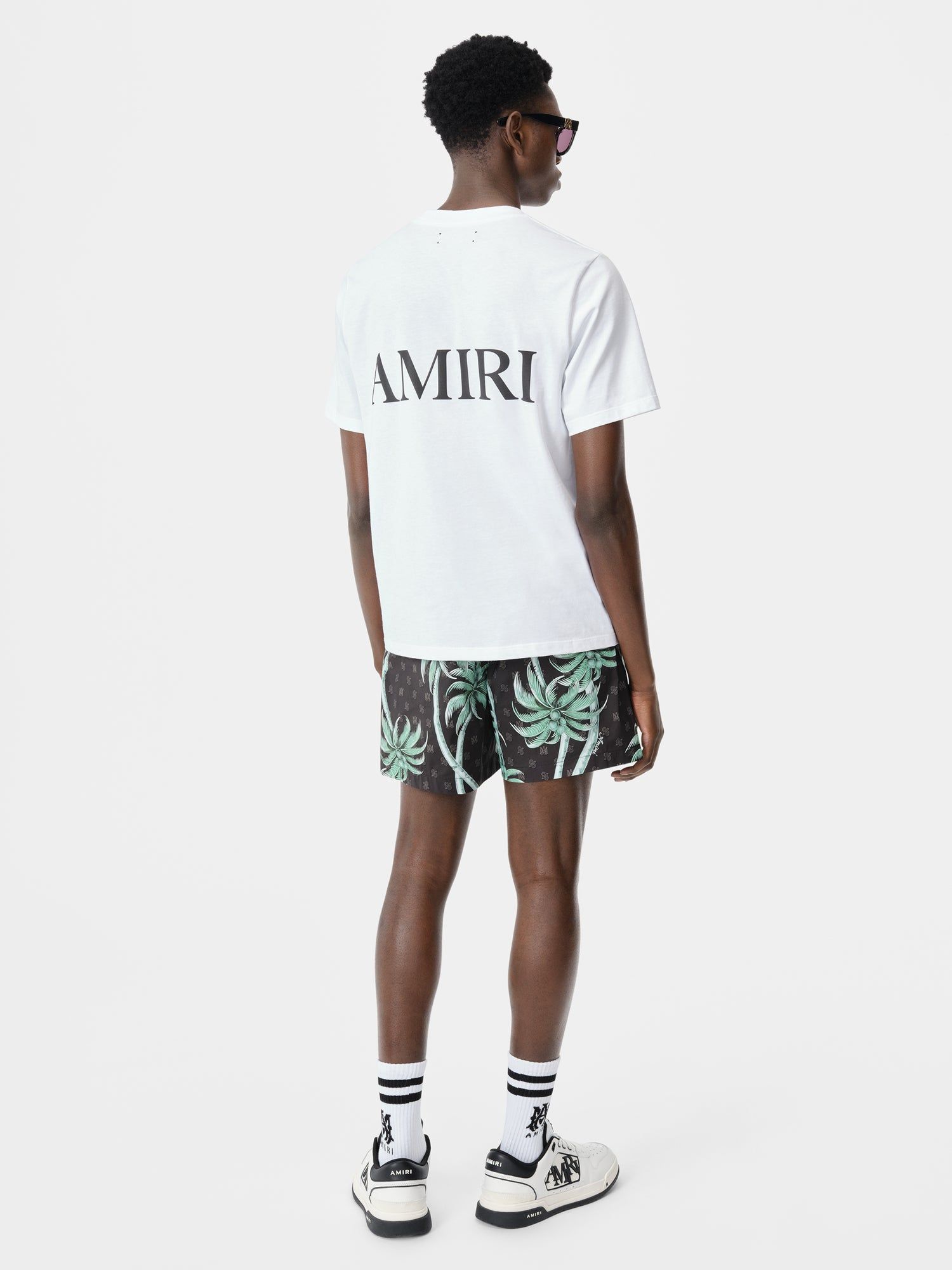 Ropa de Baño Amiri Twisted Palms Swim Trunk Hombre Negros | HICJBU-531