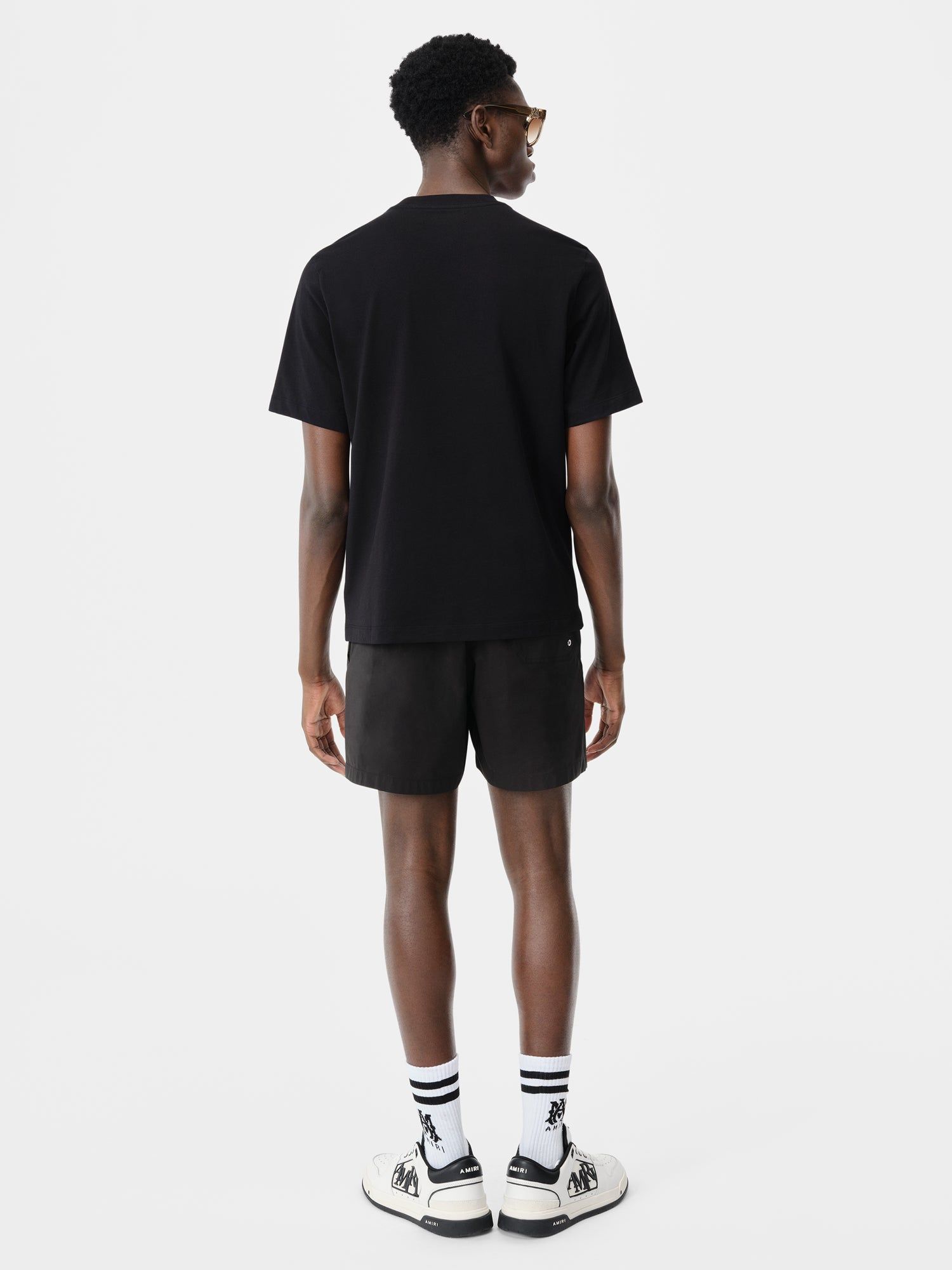 Ropa de Baño Amiri Twisted Palms Swim Trunk Hombre Negros | GINZXD-786