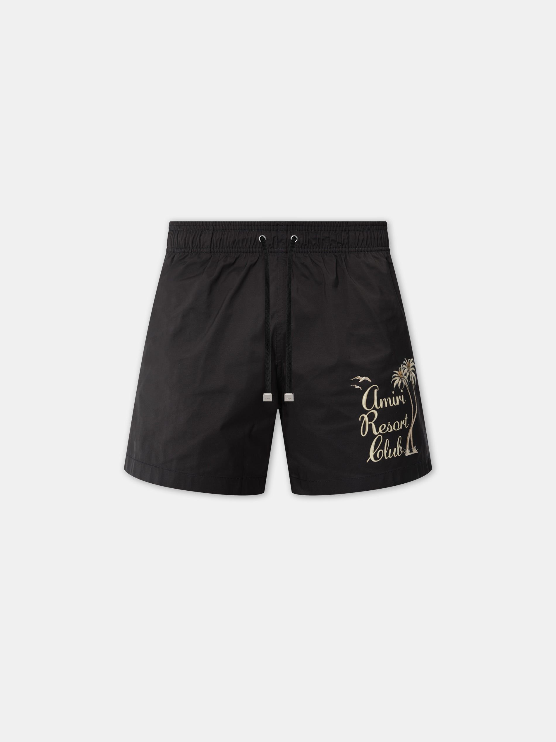Ropa de Baño Amiri Twisted Palms Swim Trunk Hombre Negros | GINZXD-786