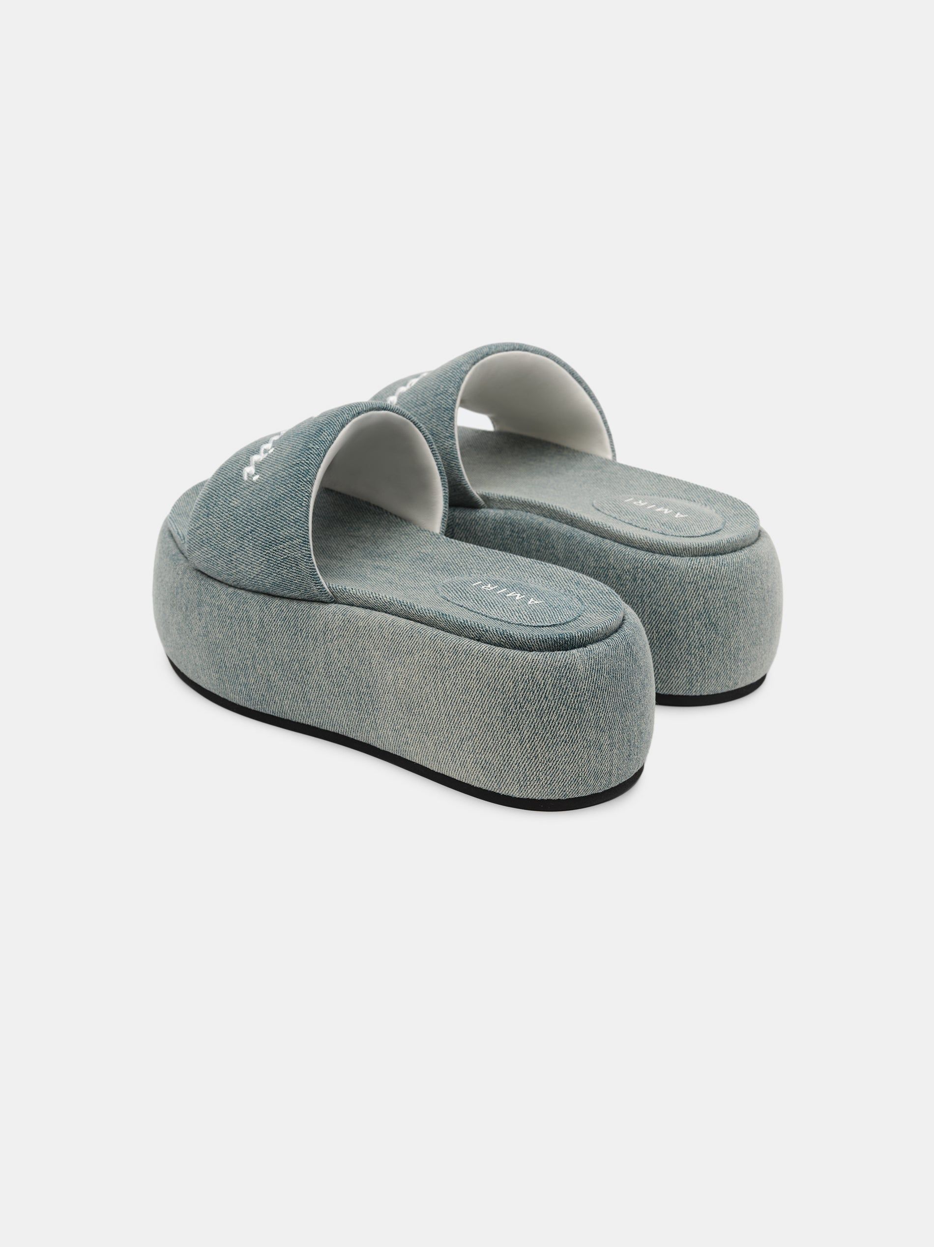 Sandalias Amiri Platform Denim Sandal Mujer Azules | XOSLYB-497
