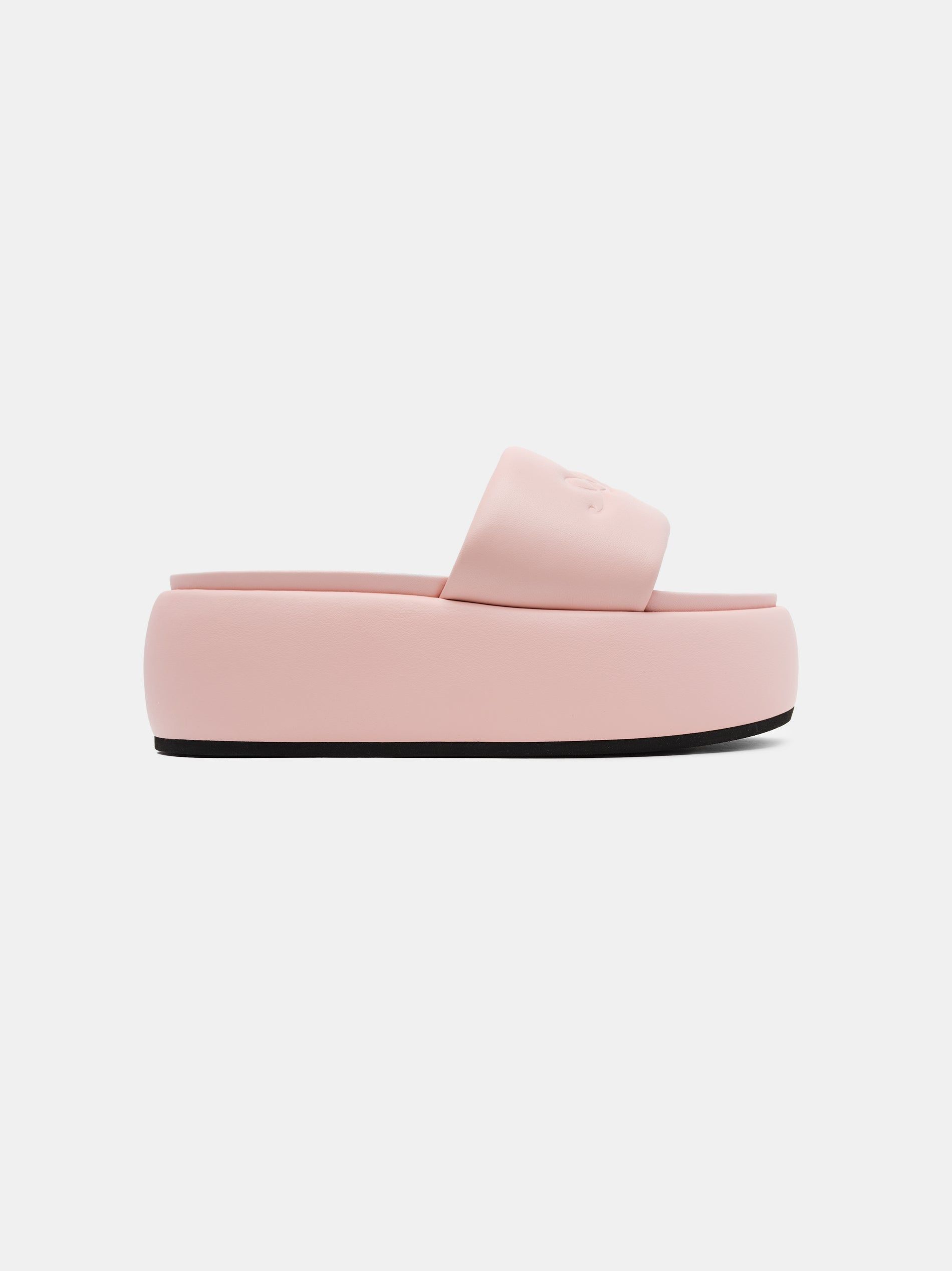 Sandalias Amiri Script Platform Sandal Mujer Rosas | EGRDBO-851