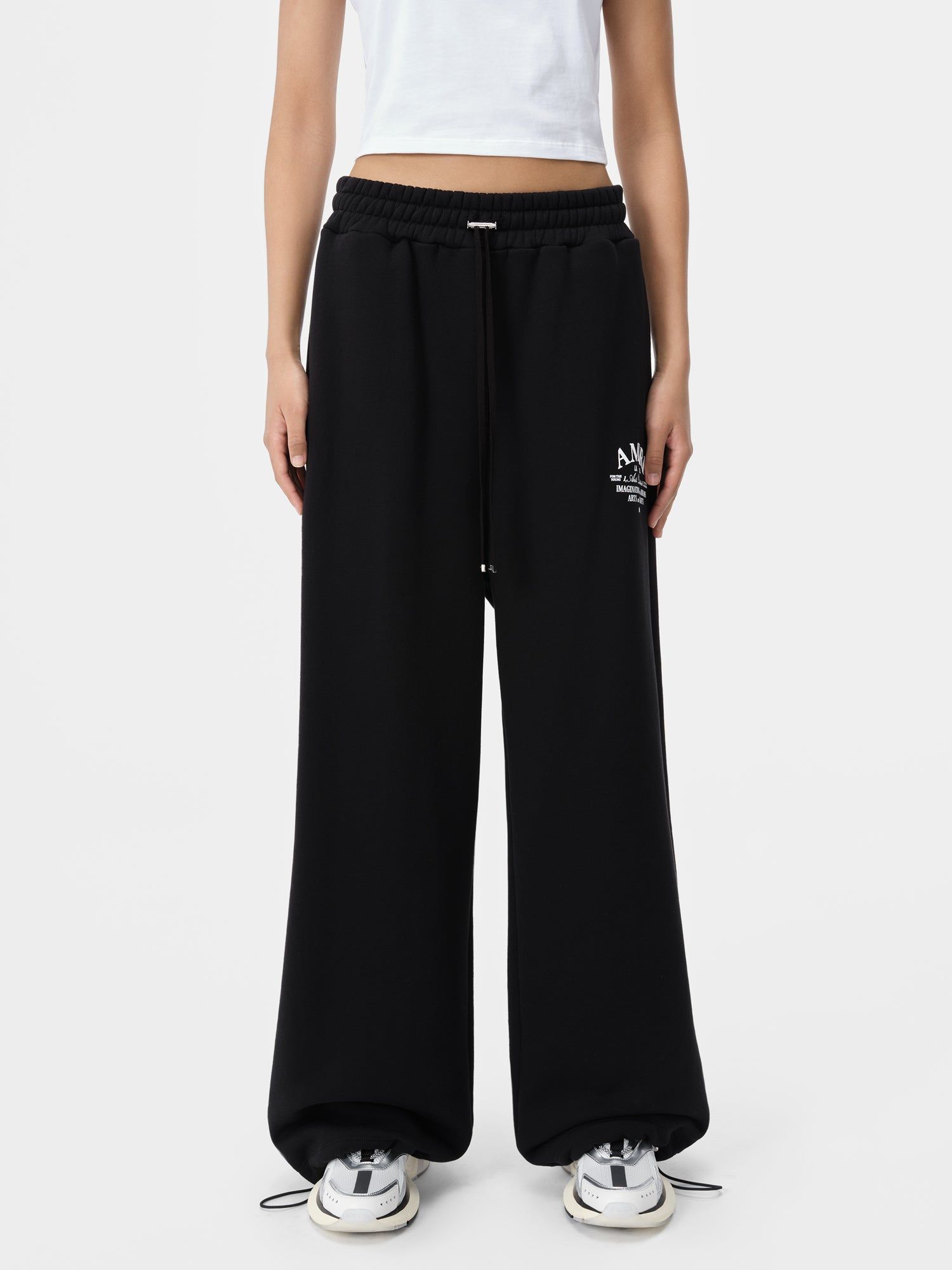 Short Amiri Arts District Flare Sweatpant Mujer Negros | QTDLGX-604