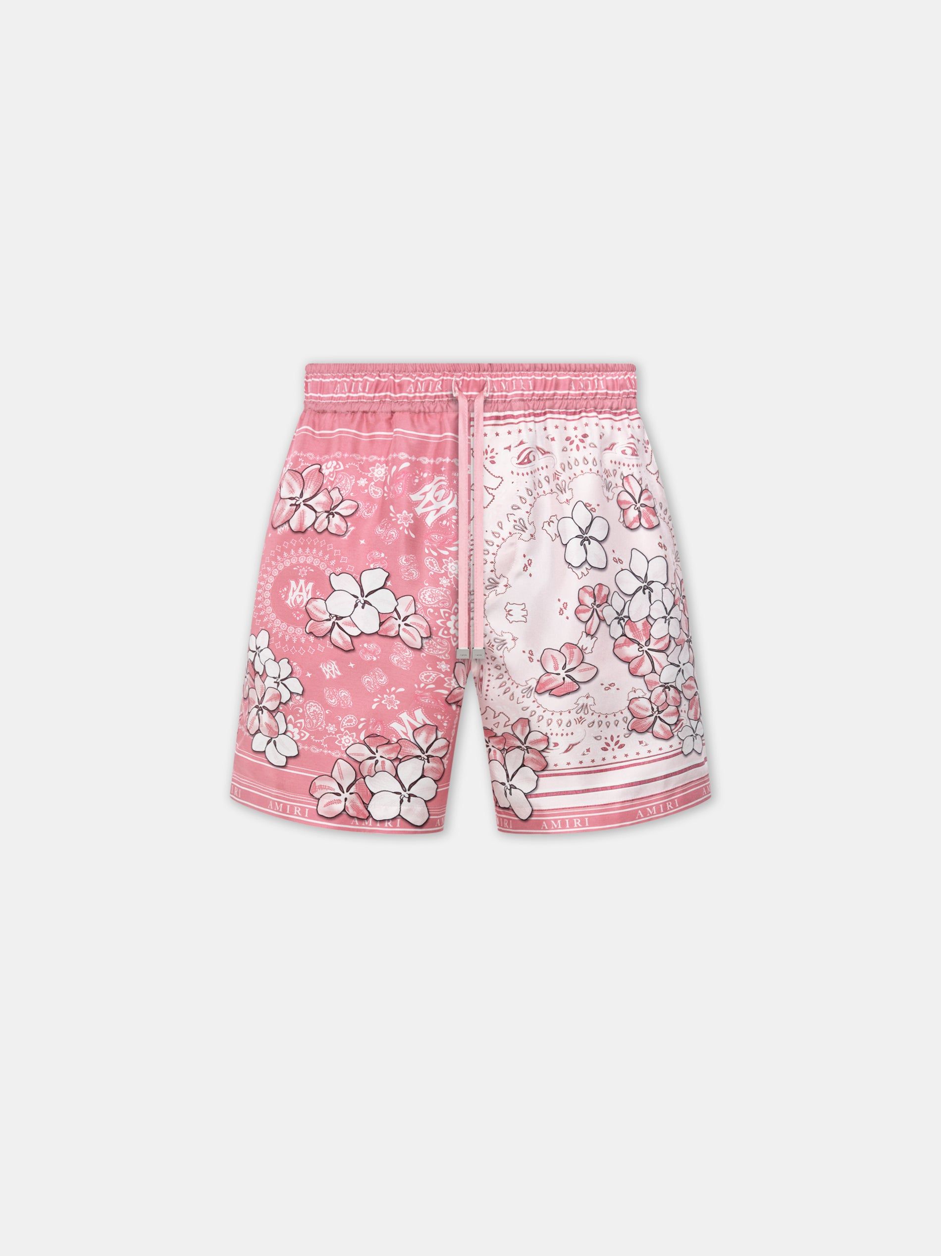 Short Amiri Bandana Floral Short Hombre Rosas | ADNLYJ-739
