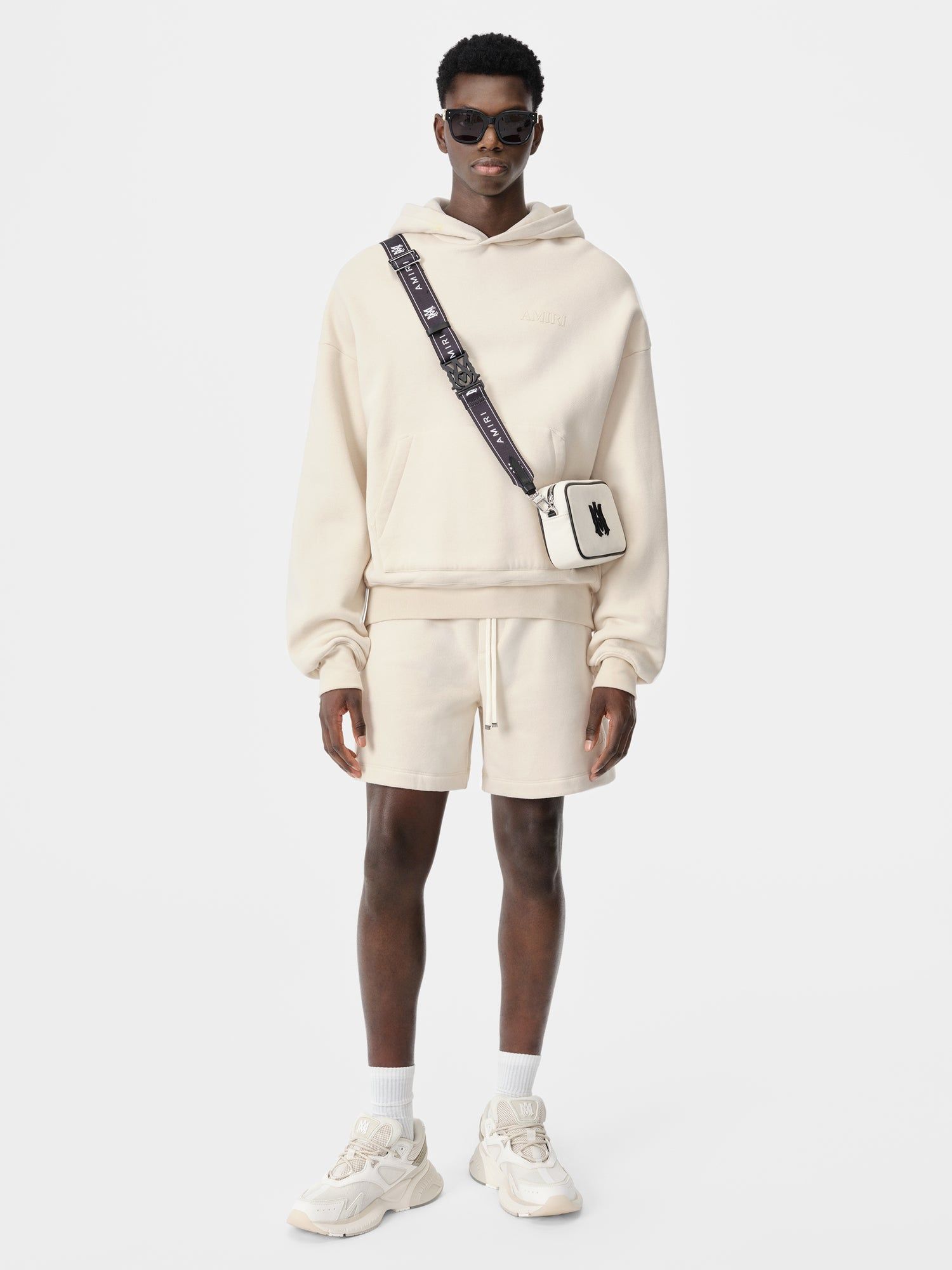 Short Amiri Embroidered Short Hombre Birch | QUCPTE-098