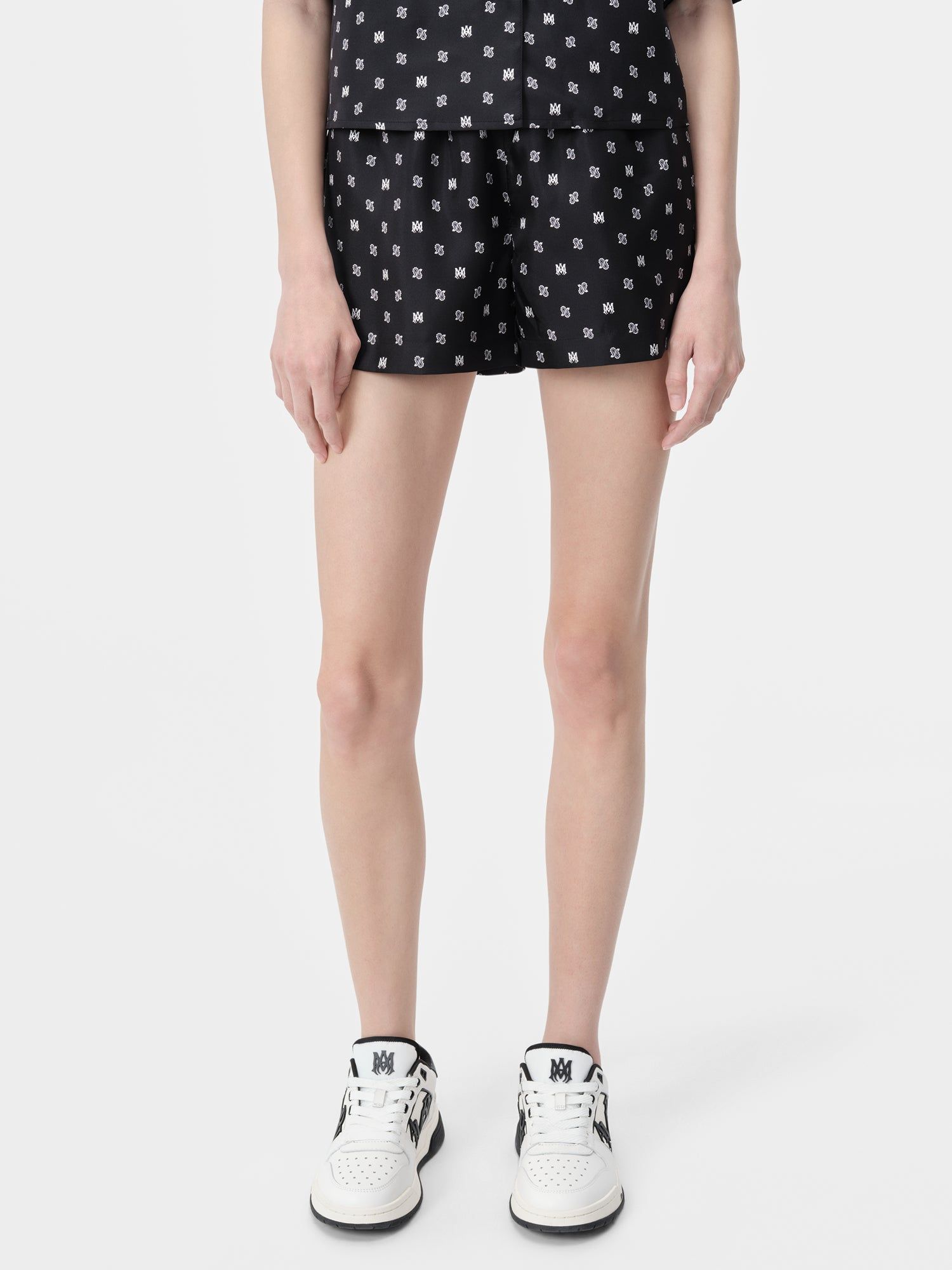 Short Amiri Ma Paisley Boxer Short Mujer Negros | UAXFRT-657