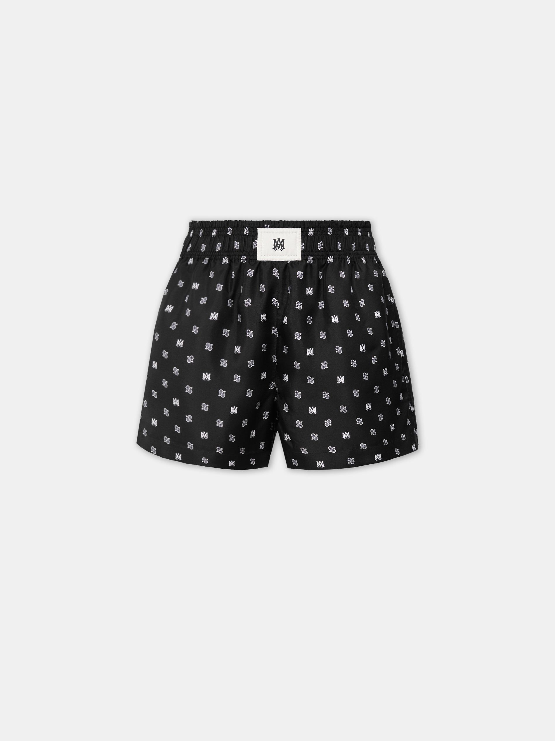 Short Amiri Ma Paisley Boxer Short Mujer Negros | UAXFRT-657
