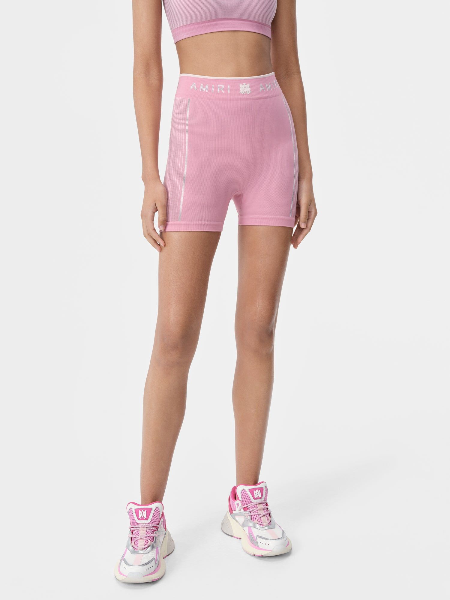 Short Amiri Ma Seamless Short Mujer Rosas | LIMVYW-528