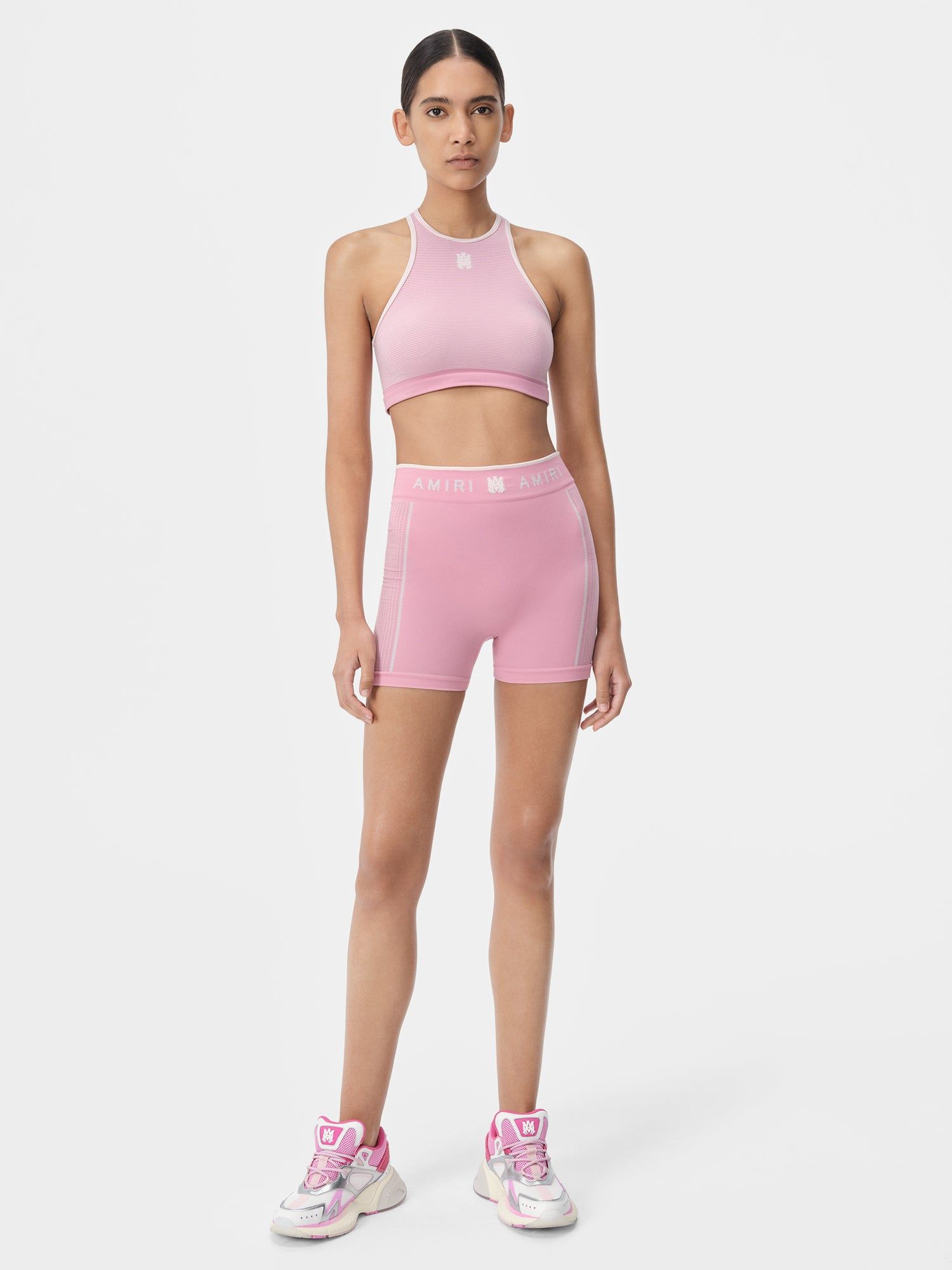 Short Amiri Ma Seamless Short Mujer Rosas | LIMVYW-528