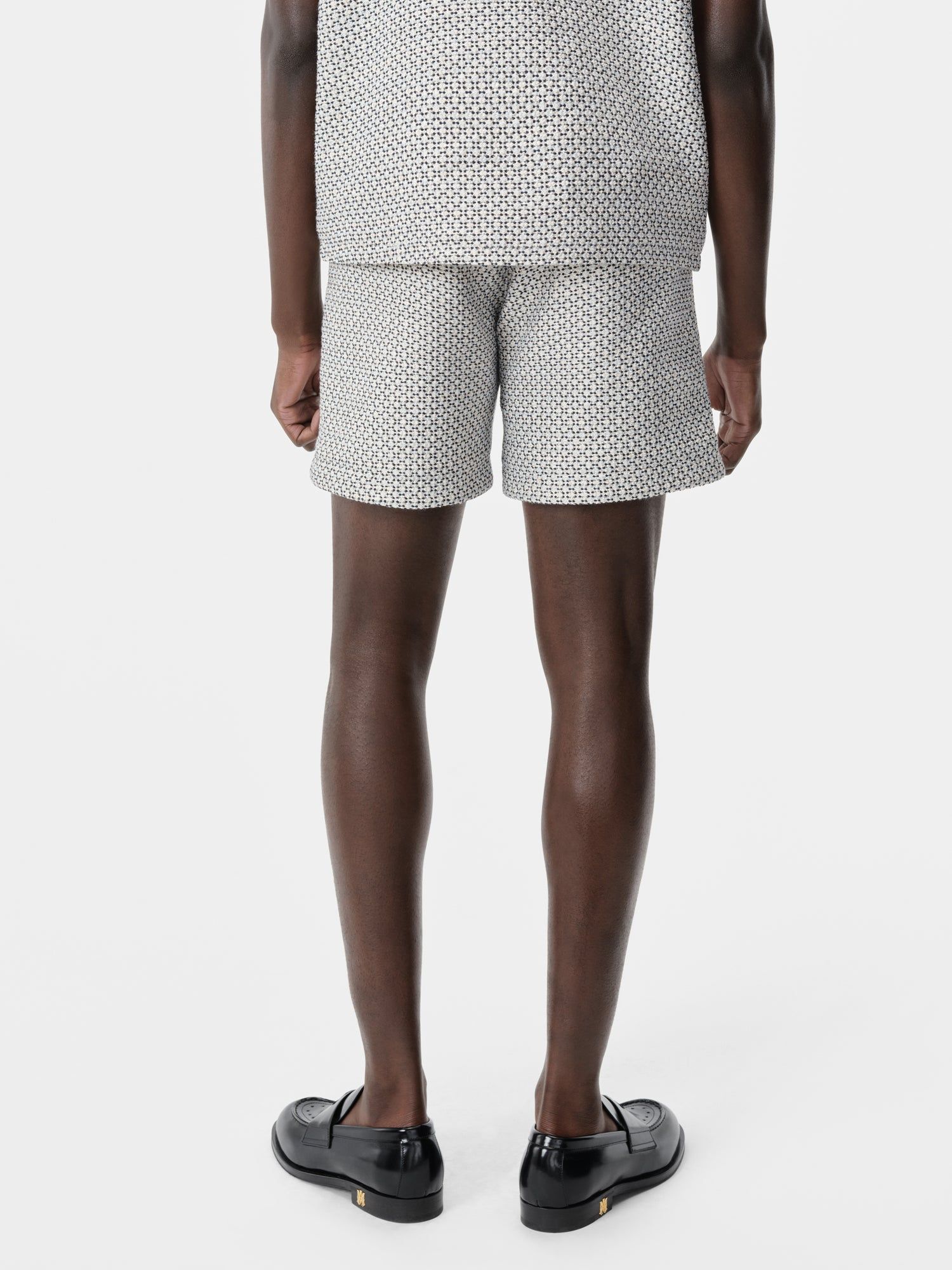 Short Amiri Tweed Flap Pocket Pull On Short Hombre Cerulean | PFLVRE-057