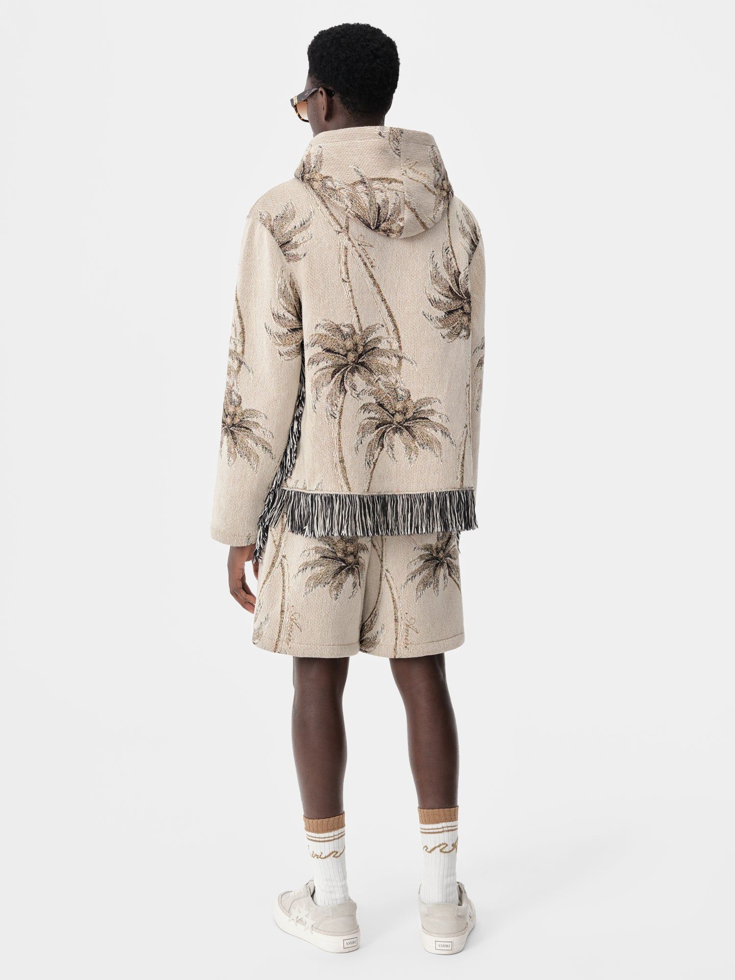 Short Amiri Twisted Palms Tapestry Short Hombre Alabaster | WEMRHA-310
