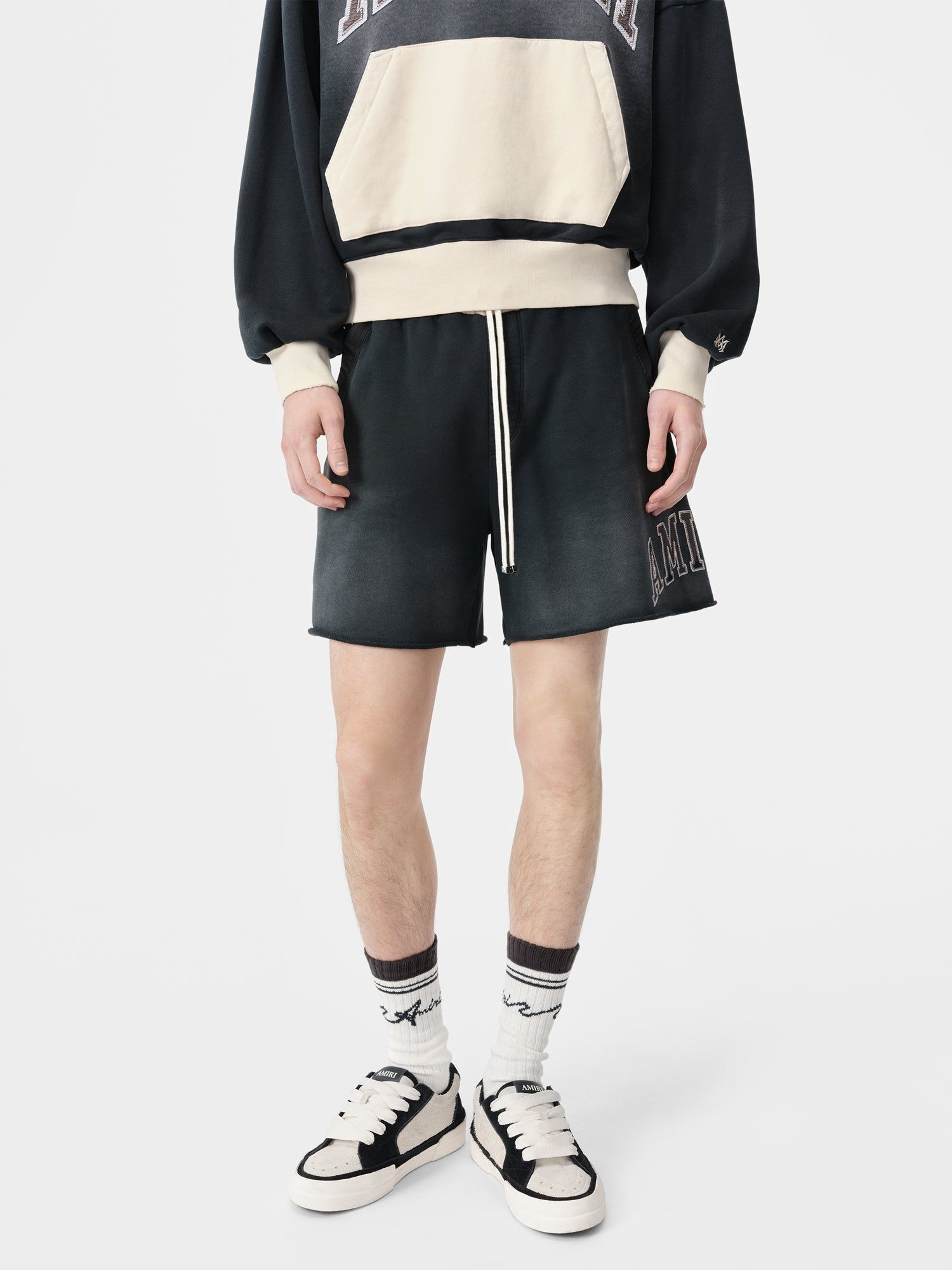 Short Amiri Vintage Collegiate Short Hombre Negros | QBHCVM-710