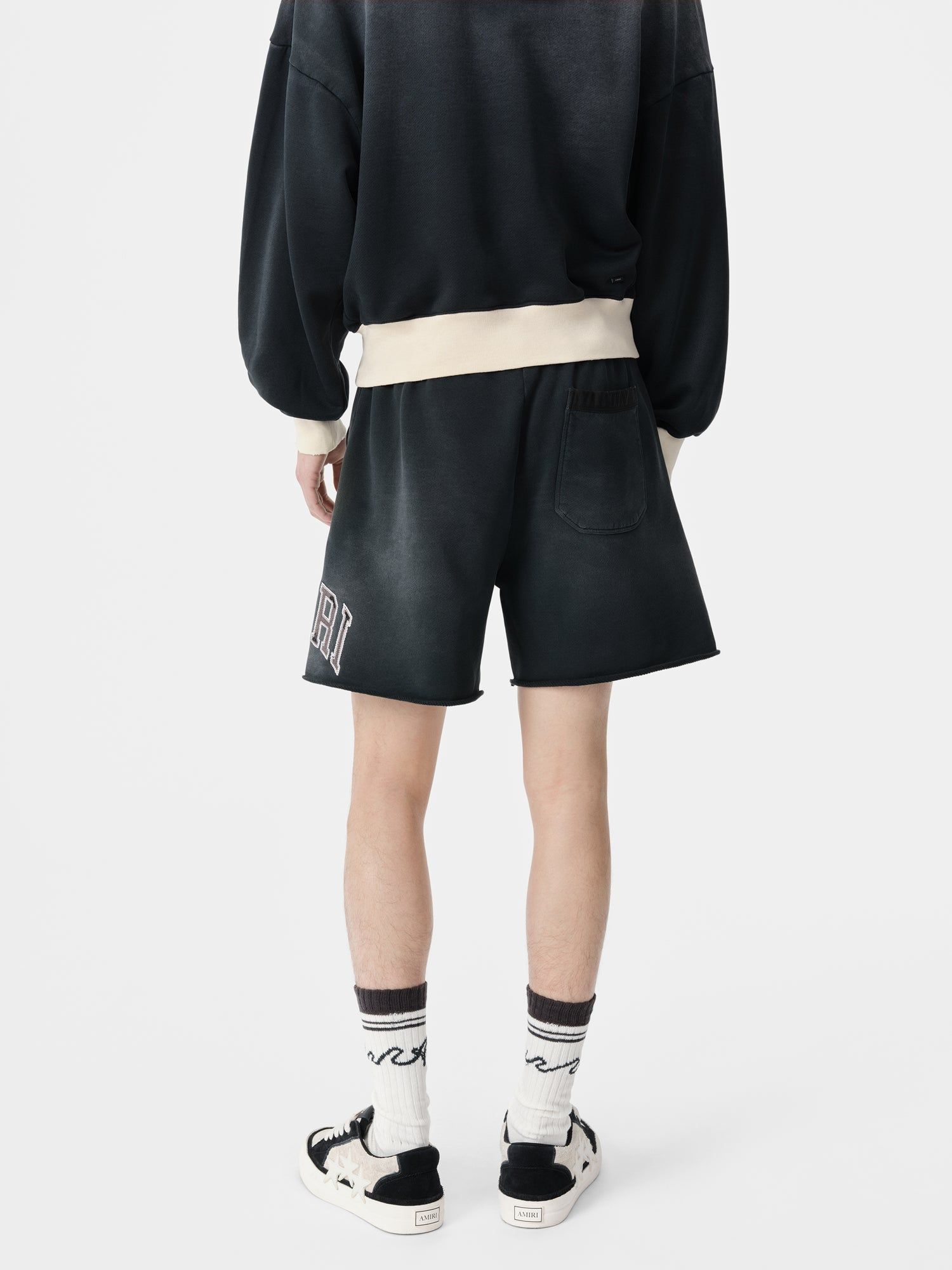 Short Amiri Vintage Collegiate Short Hombre Negros | QBHCVM-710