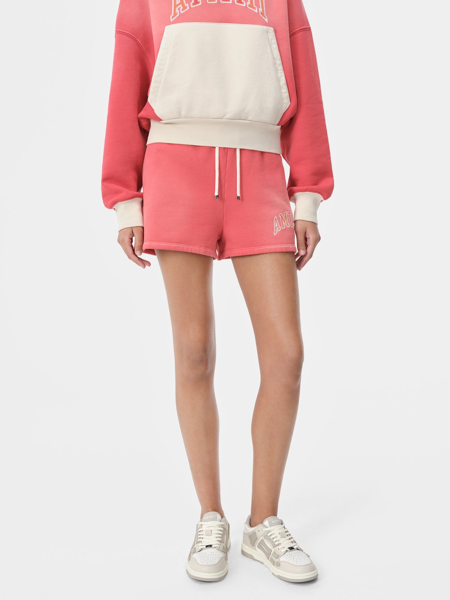 Short Amiri Vintage Short Mujer Rosas | YQFRGP-647
