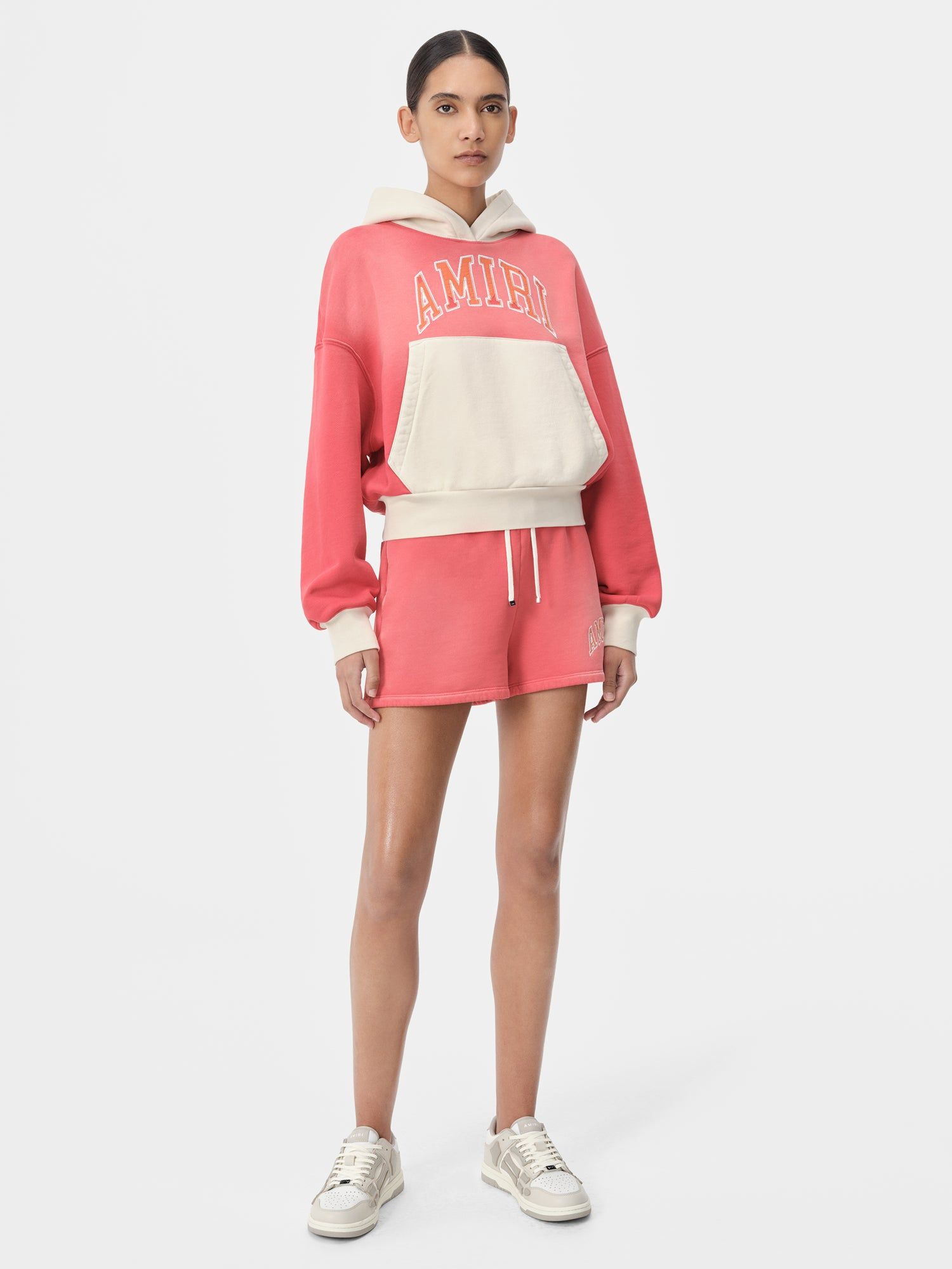 Short Amiri Vintage Short Mujer Rosas | YQFRGP-647