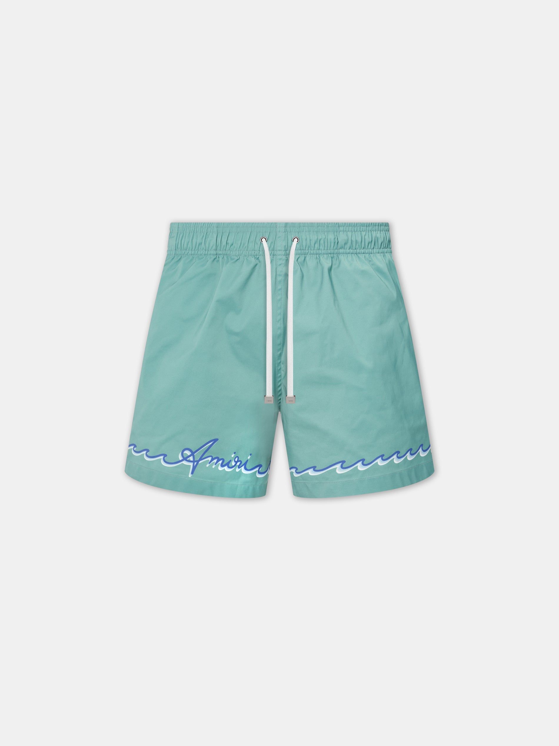 Short Amiri Wave Swim Trunk Hombre Azules | VUPBIC-298