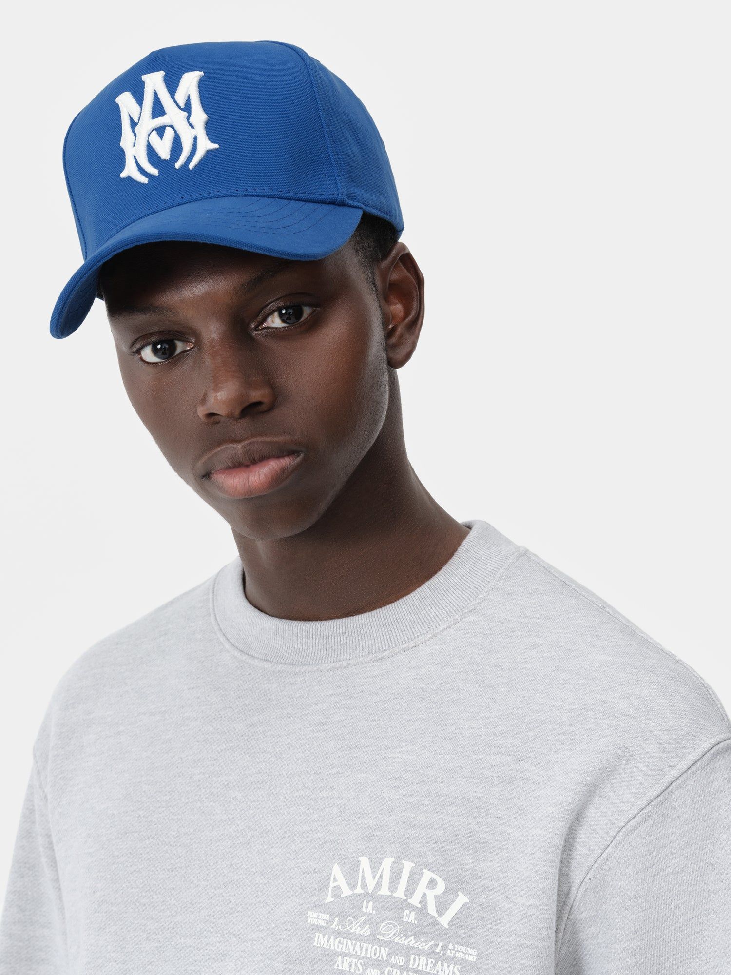 Sombreros Amiri Full Canvas Ma Hat Hombre Azules | NVDOPC-892