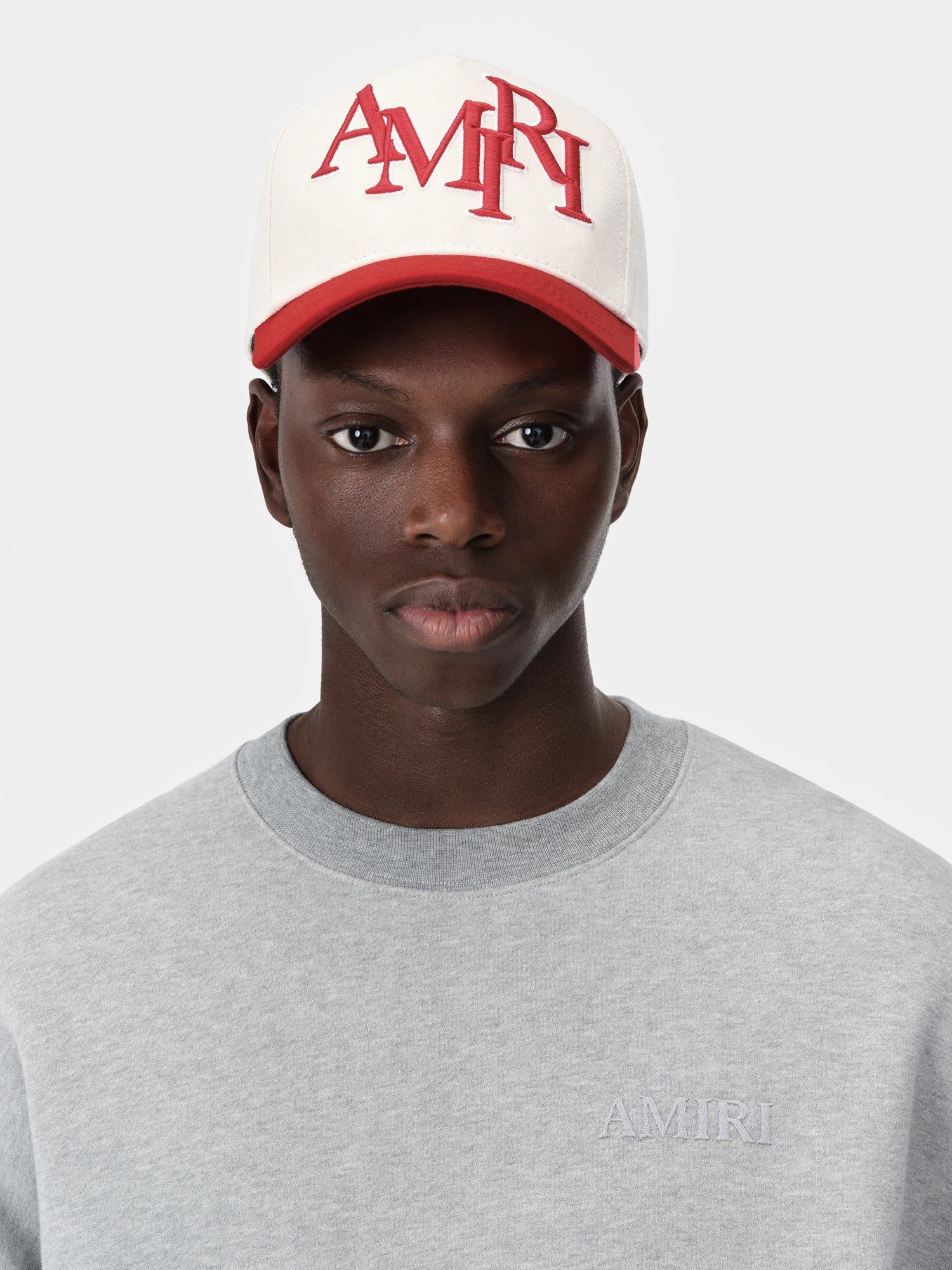 Sombreros Amiri Staggered Canvas Hat Hombre Rojos | FNLADM-218