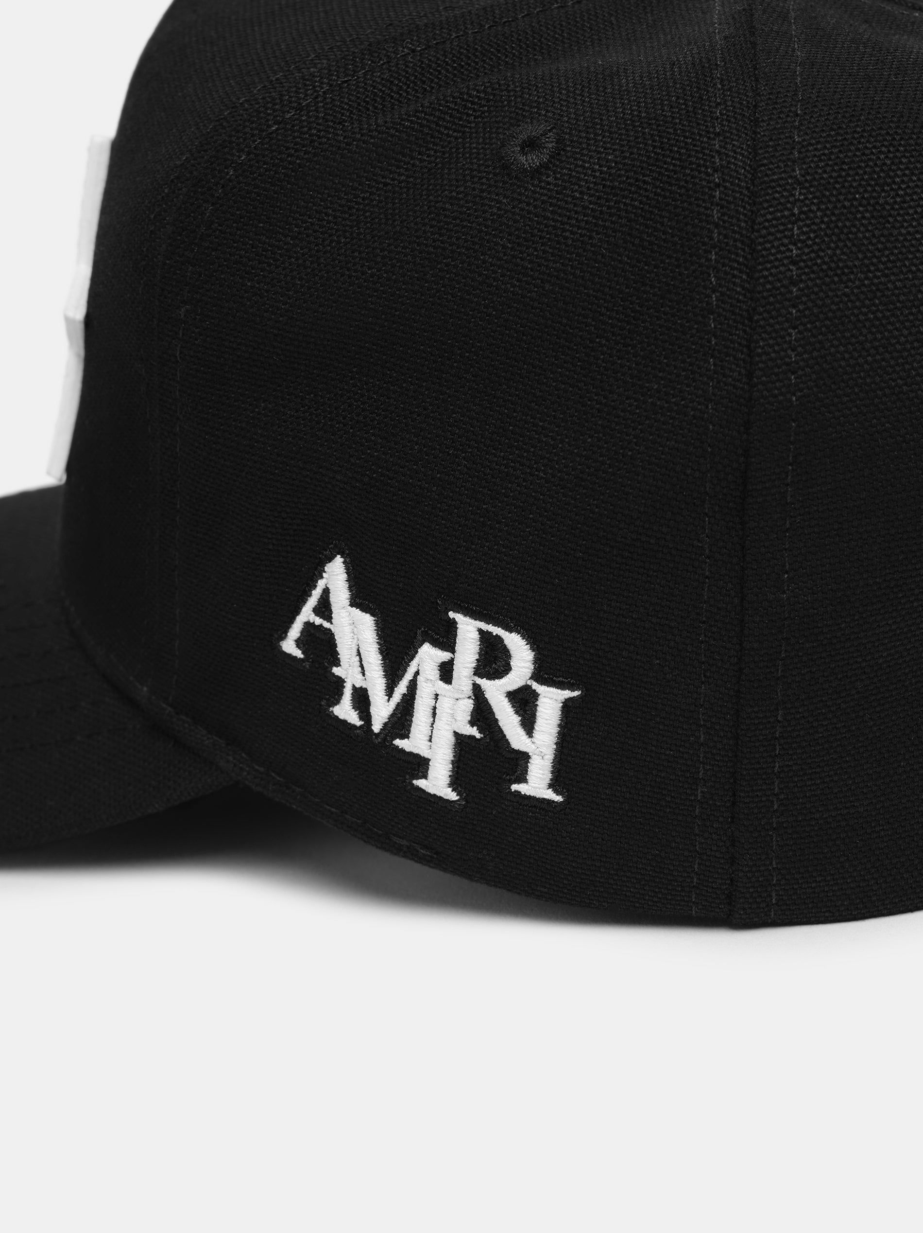 Sombreros Amiri Three Star Staggered Full Canvas Hat Hombre Negros Blancos | PYKVER-834