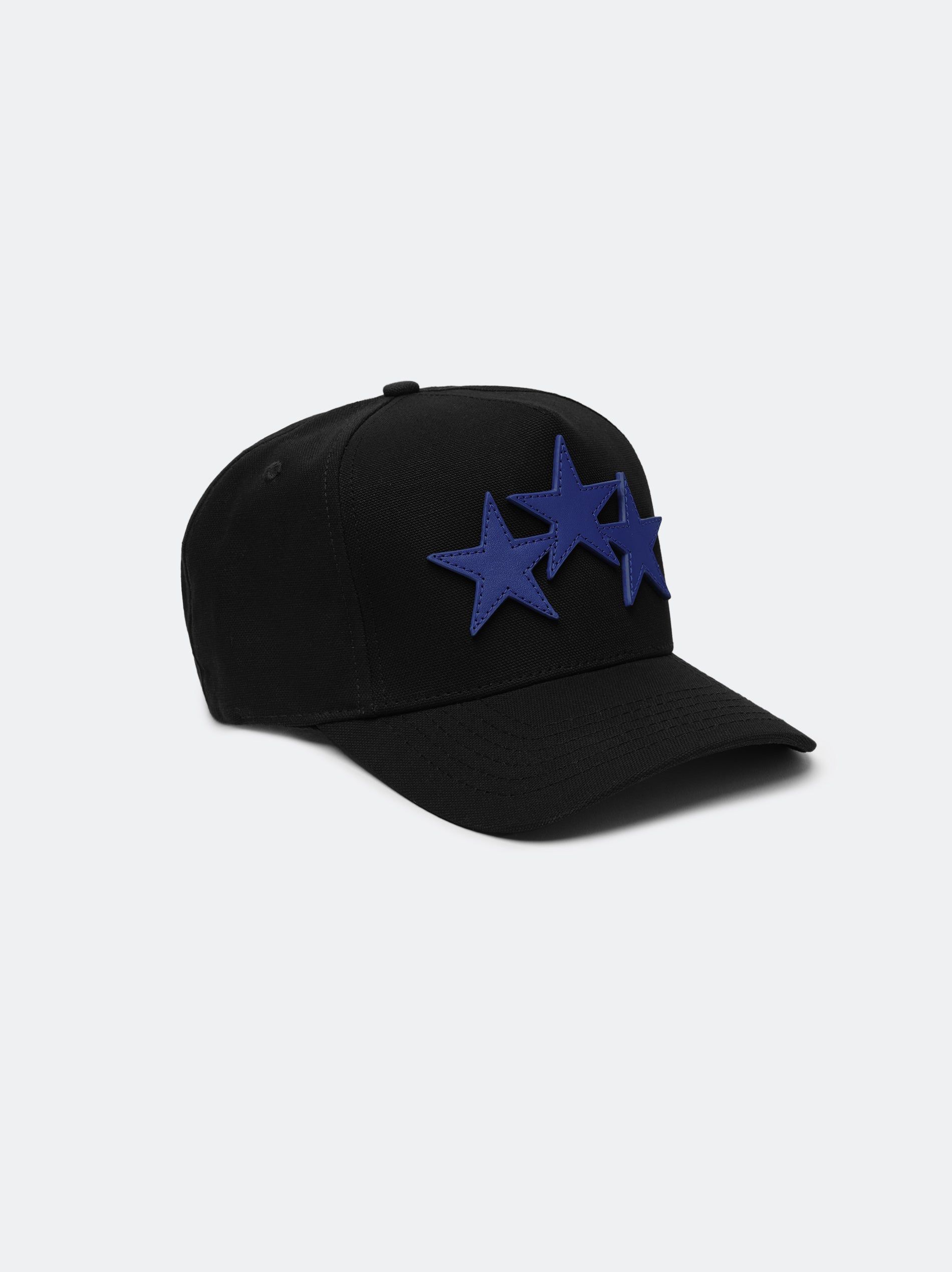 Sombreros Amiri Three Star Staggered Full Canvas Hat Hombre Negros Azules | ITSGEZ-485