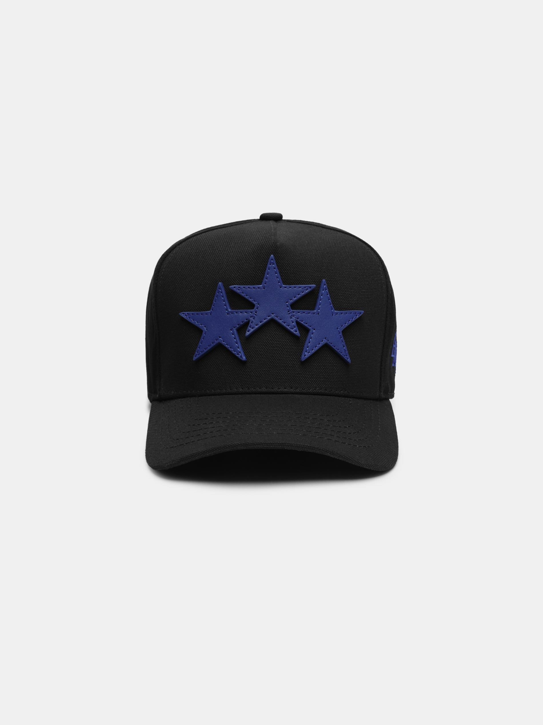 Sombreros Amiri Three Star Staggered Full Canvas Hat Hombre Negros Azules | ITSGEZ-485