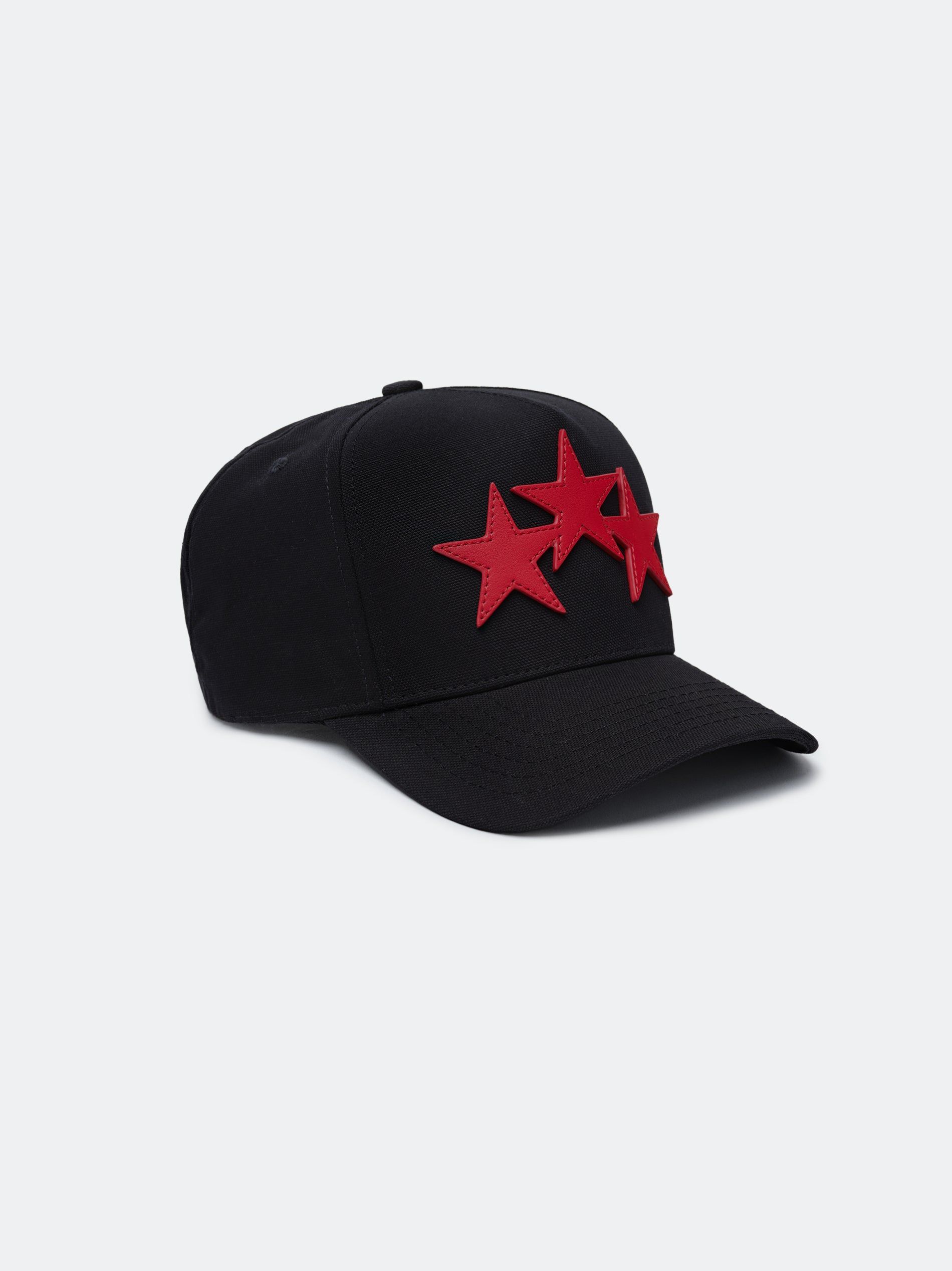 Sombreros Amiri Three Star Staggered Full Canvas Hat Hombre Negros Rojos | ZANSXY-403