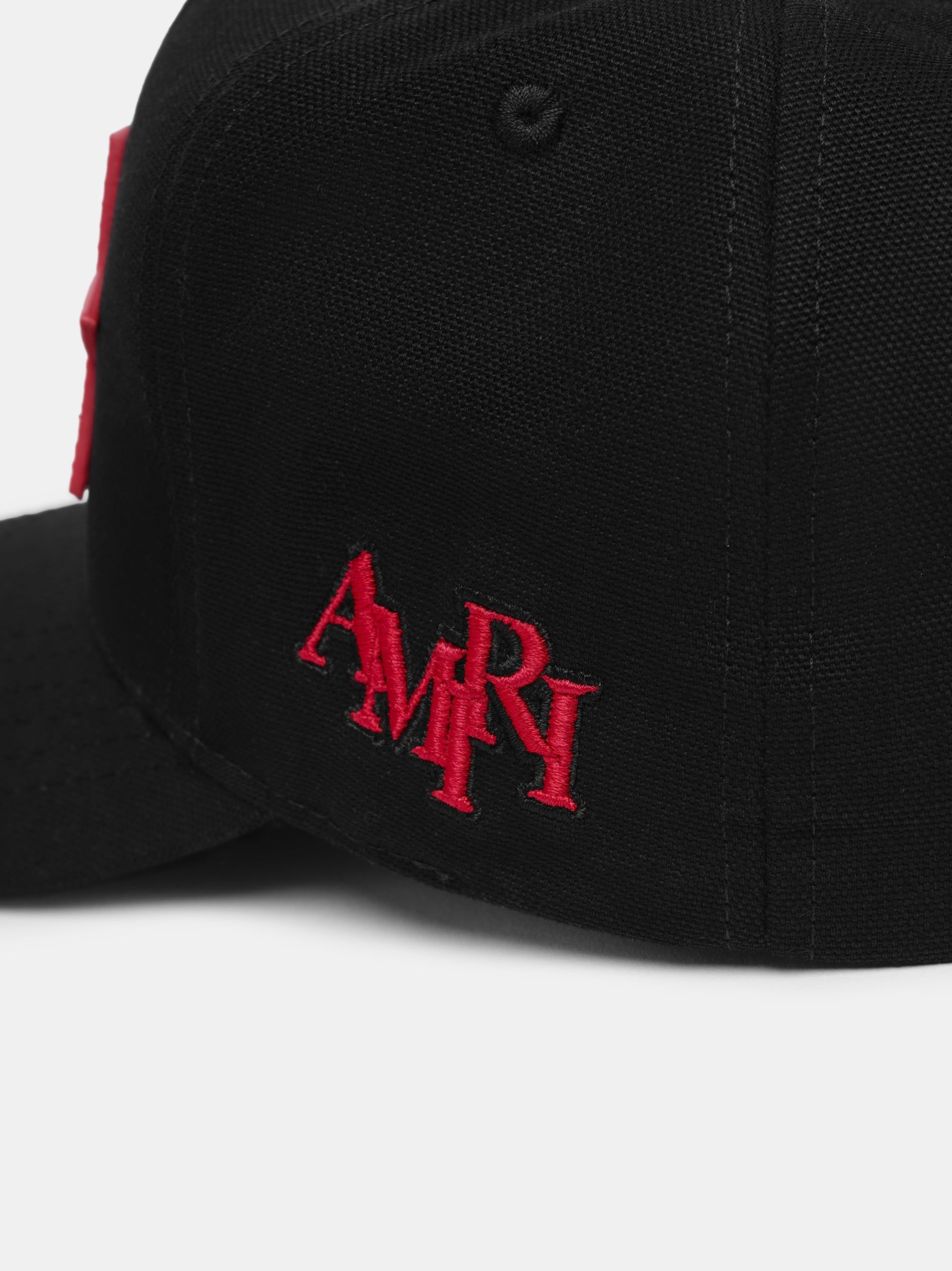 Sombreros Amiri Three Star Staggered Full Canvas Hat Hombre Negros Rojos | ZANSXY-403