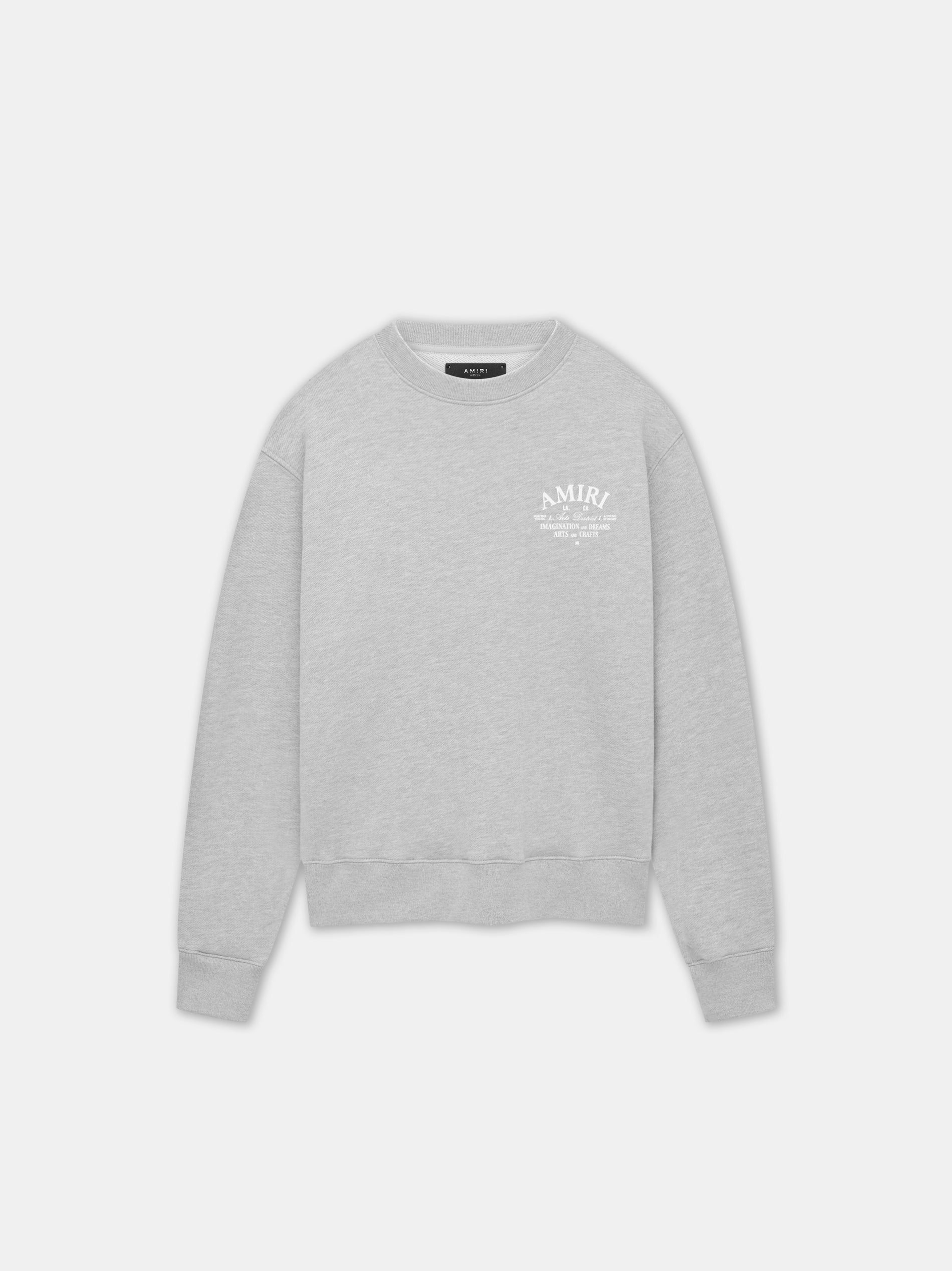 Sudaderas Amiri Arts District Crew Hombre Grises | CUQPOX-201