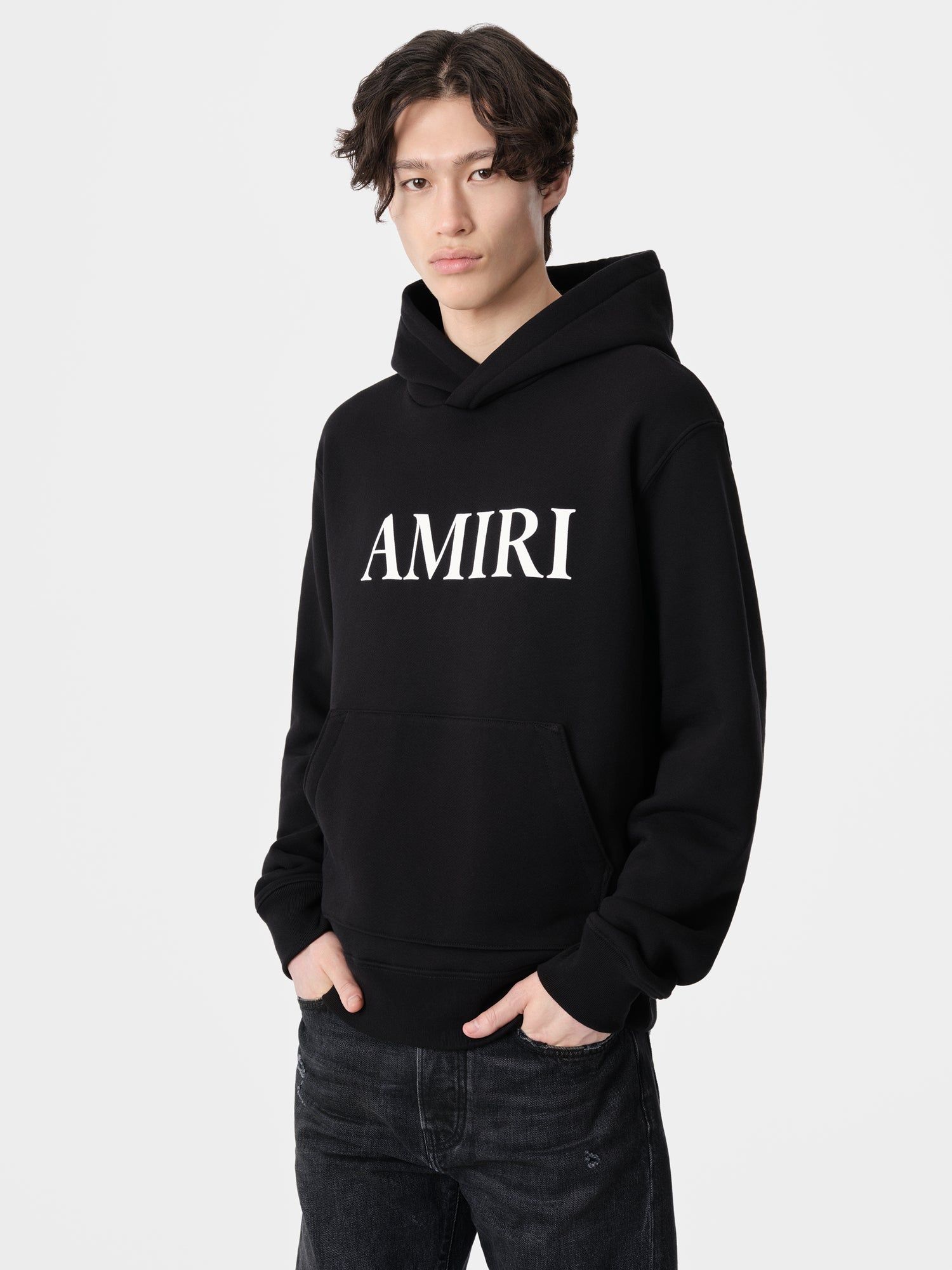 Sudaderas Amiri Core Logo Hoodie Hombre Negros | YCGMOA-460