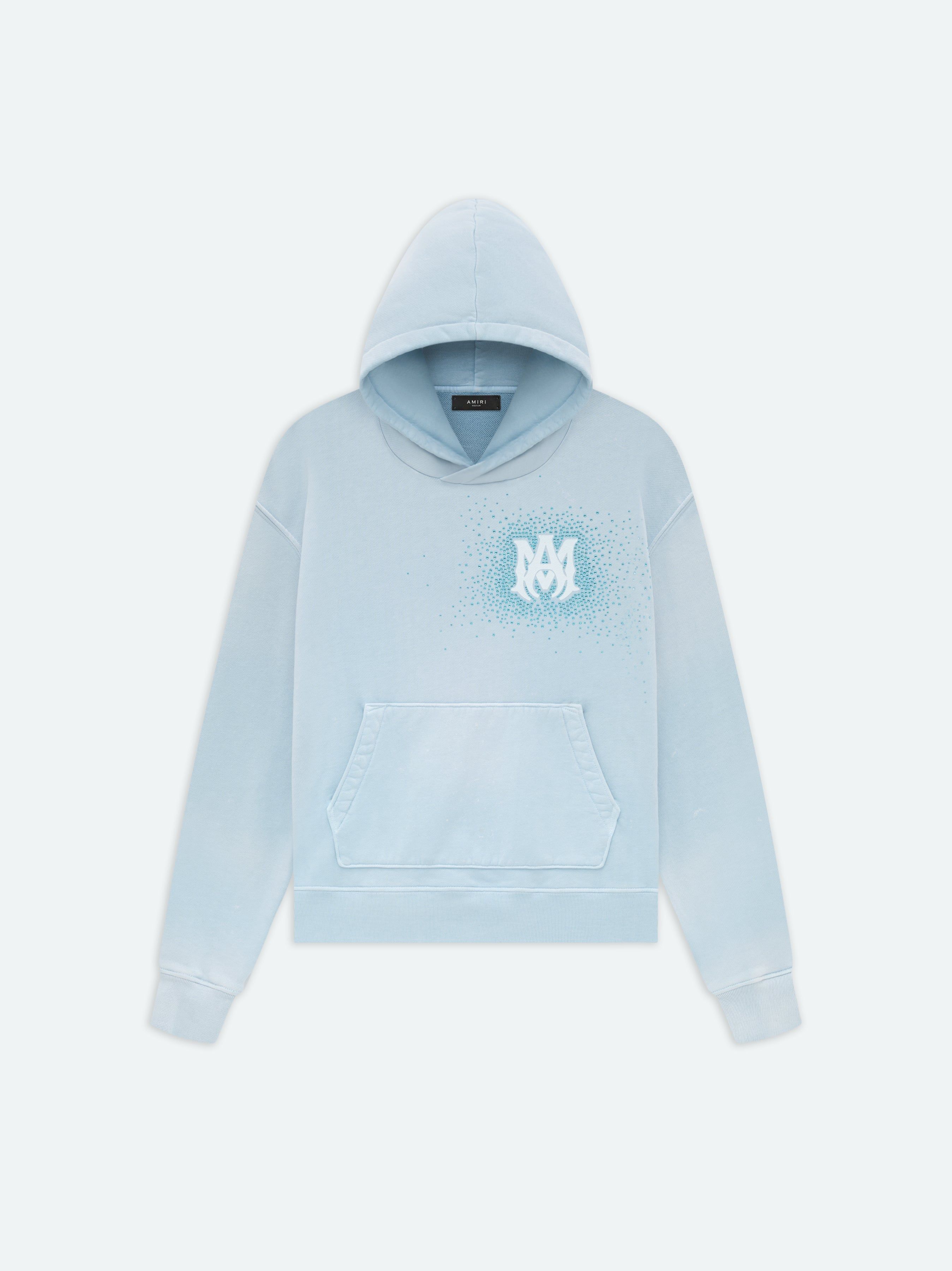 Sudaderas Amiri Crystal Burst Hoodie- Ashley Blue Hombre Azules | PUYWKA-275