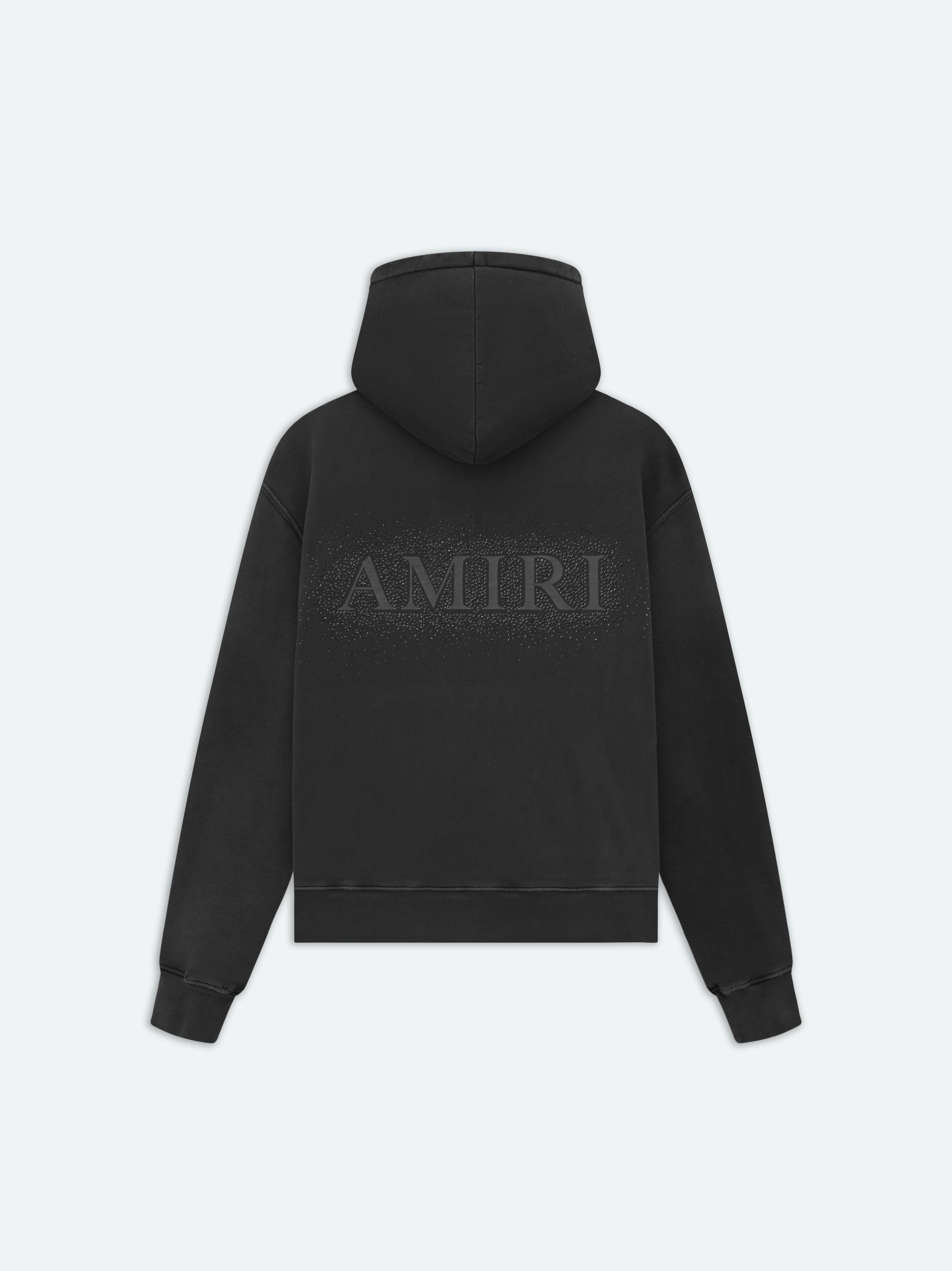 Sudaderas Amiri Crystal Burst Hoodie- Faded Black Hombre Negros | ZFUEWH-598
