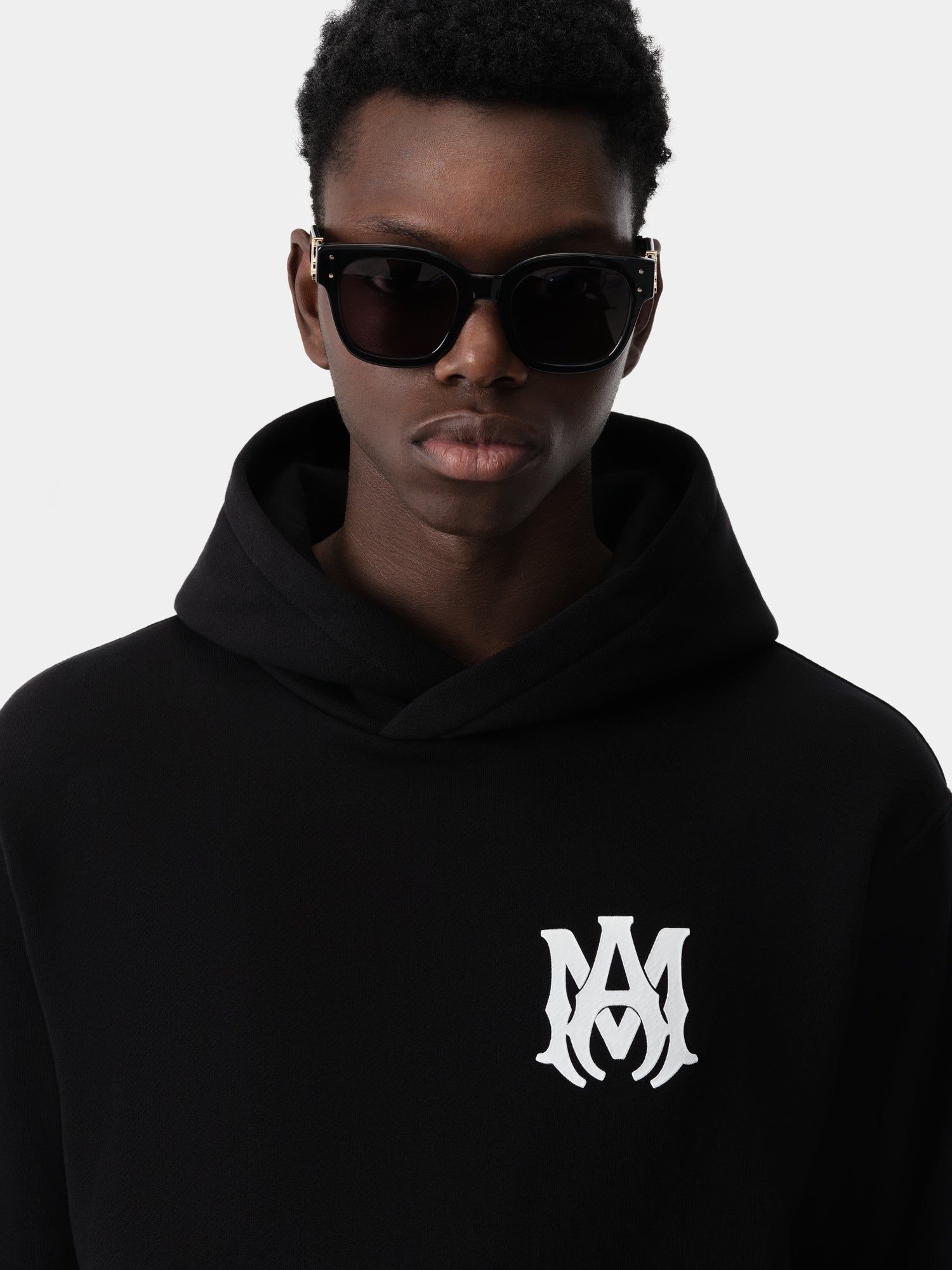 Sudaderas Amiri Ma Core Logo Hoodie Hombre Negros | GJMYAP-842
