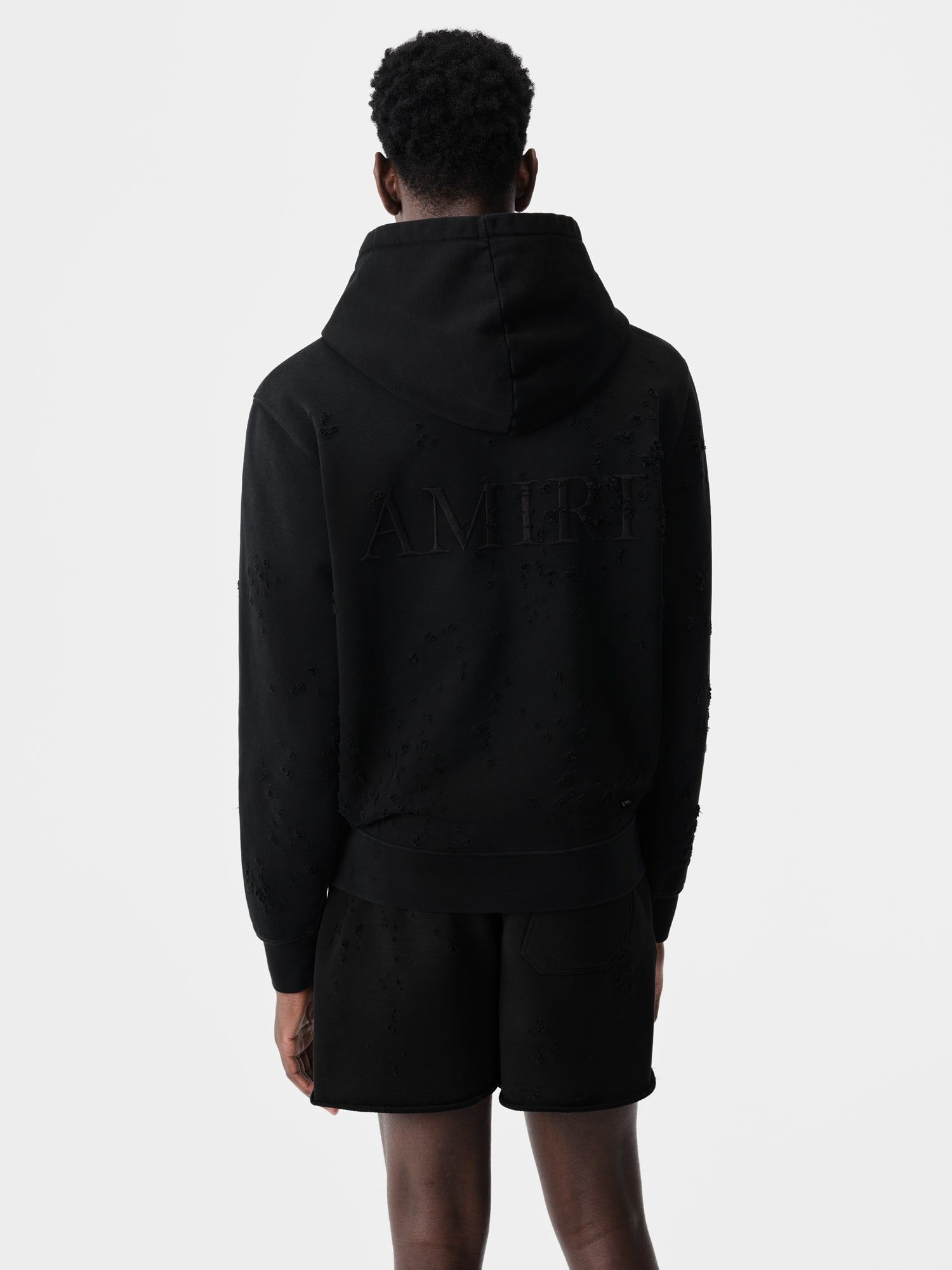 Sudaderas Amiri Ma Shotgun Embroidered Hoodie Hombre Negros | JLDHXN-127