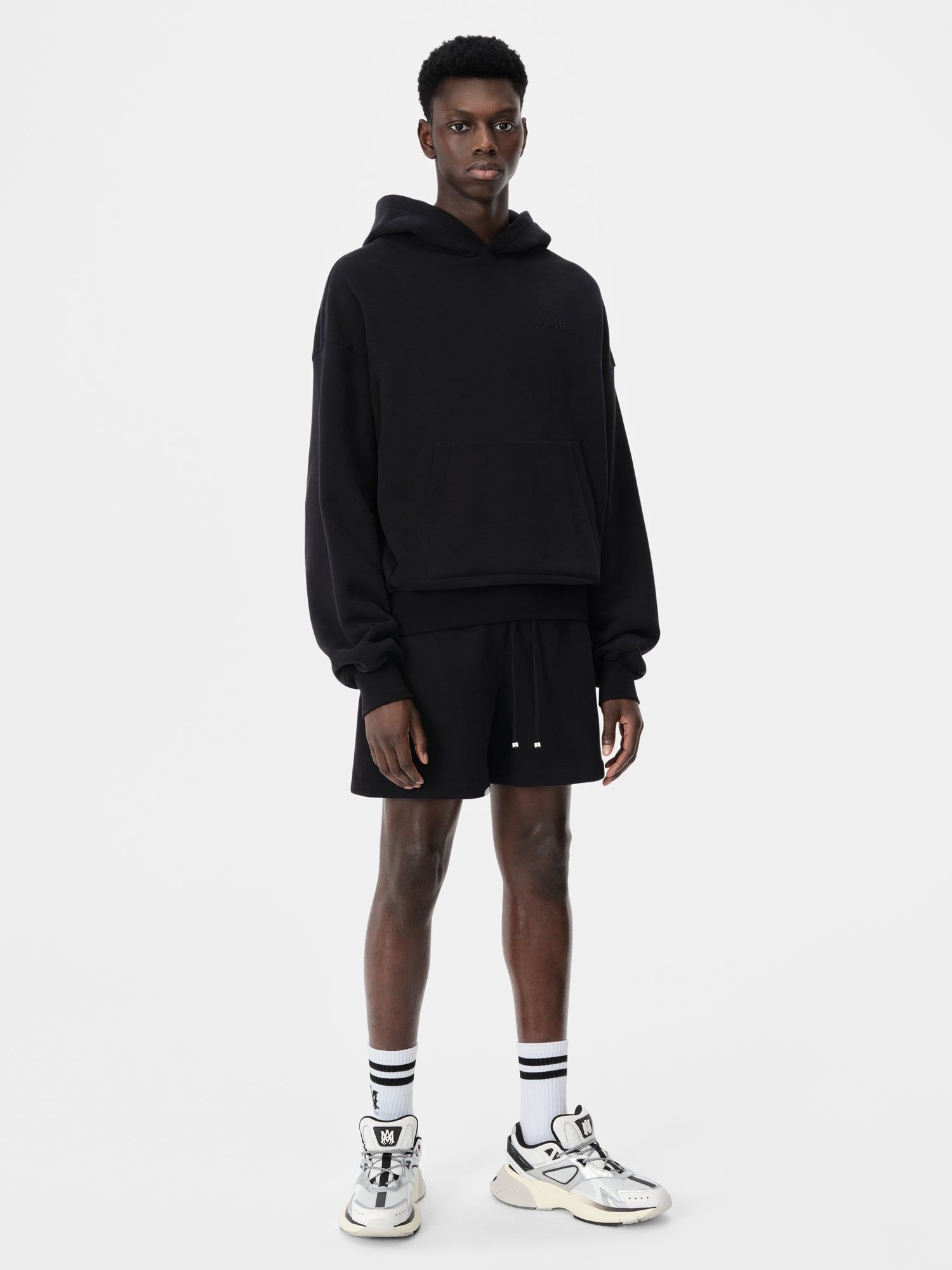 Sudaderas Amiri Oversized Hoodie Hombre Negros | RISTCP-637