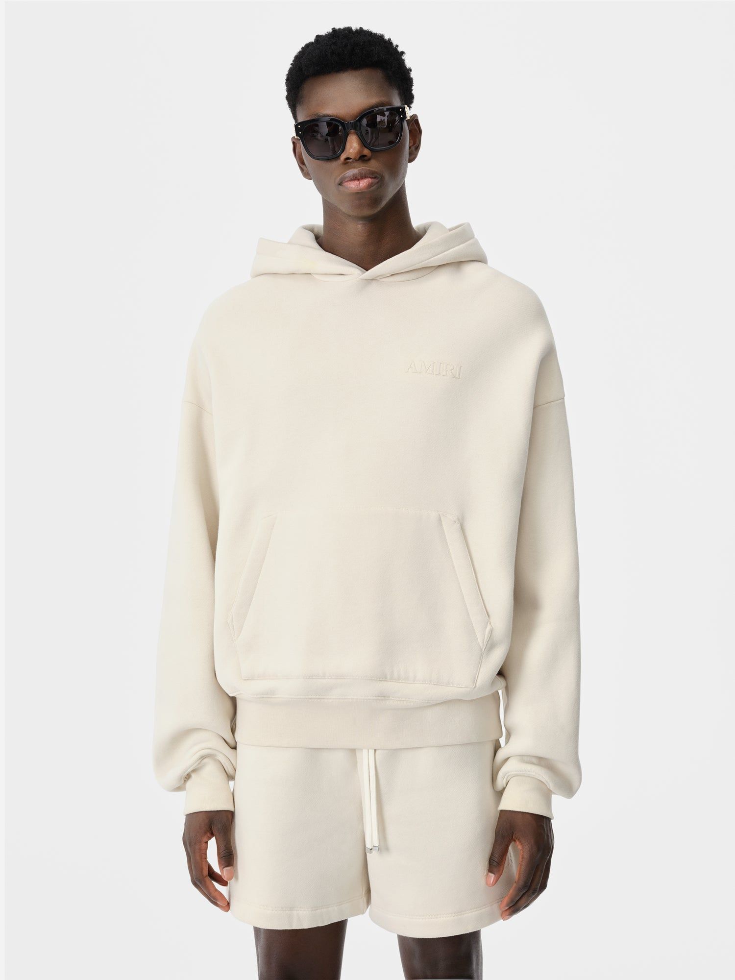Sudaderas Amiri Oversized Hoodie Hombre Birch | GMUJDI-542