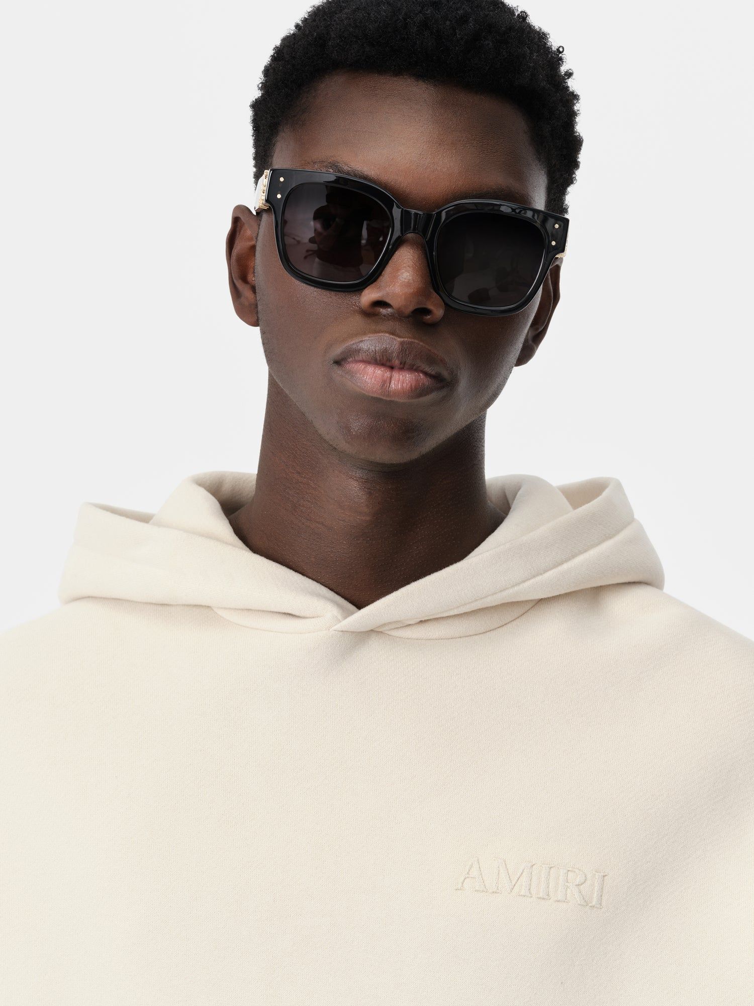 Sudaderas Amiri Oversized Hoodie Hombre Birch | GMUJDI-542
