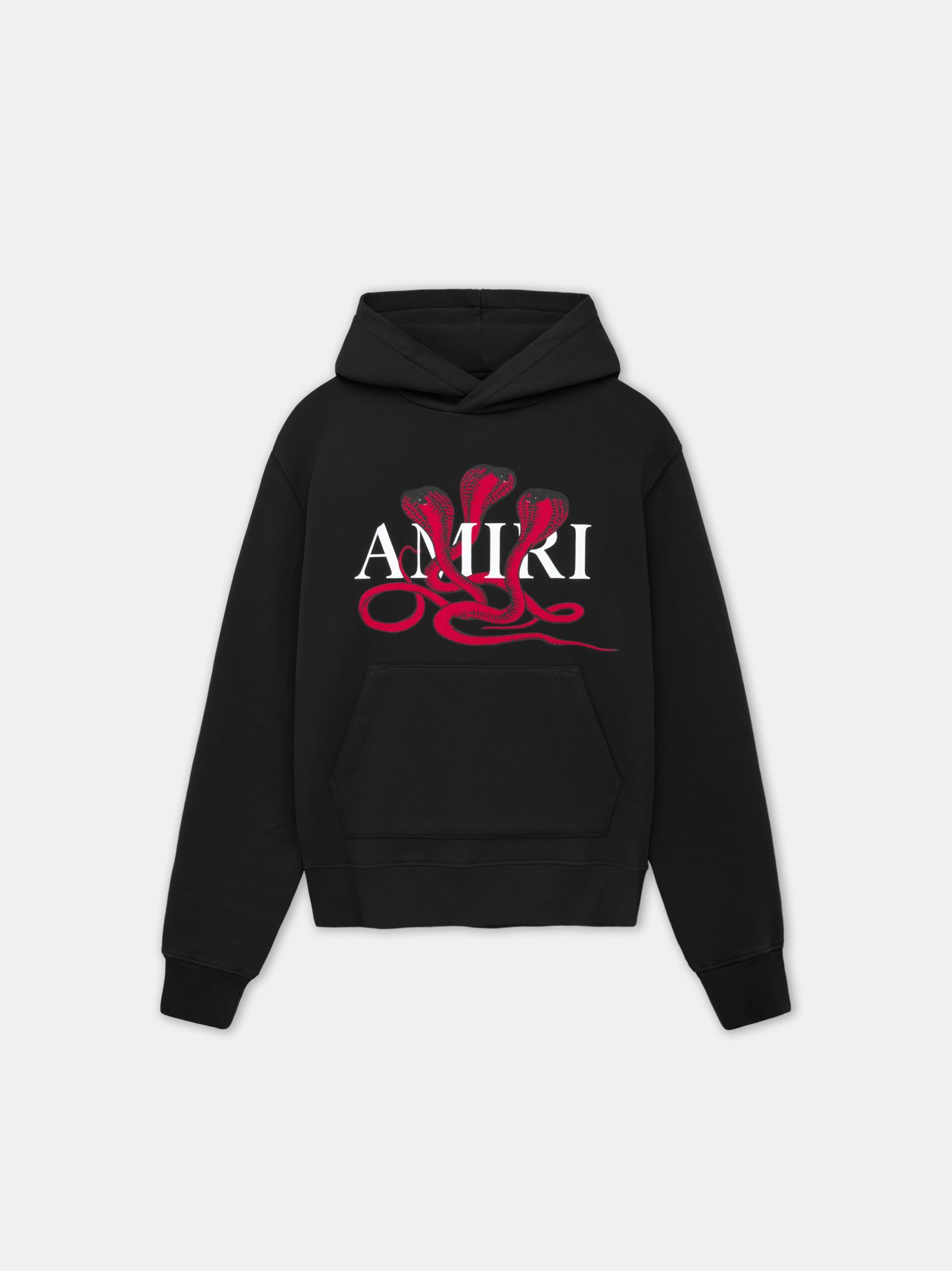 Sudaderas Amiri Poison Hoodie Hombre Negros Rojos | KZIWHR-274