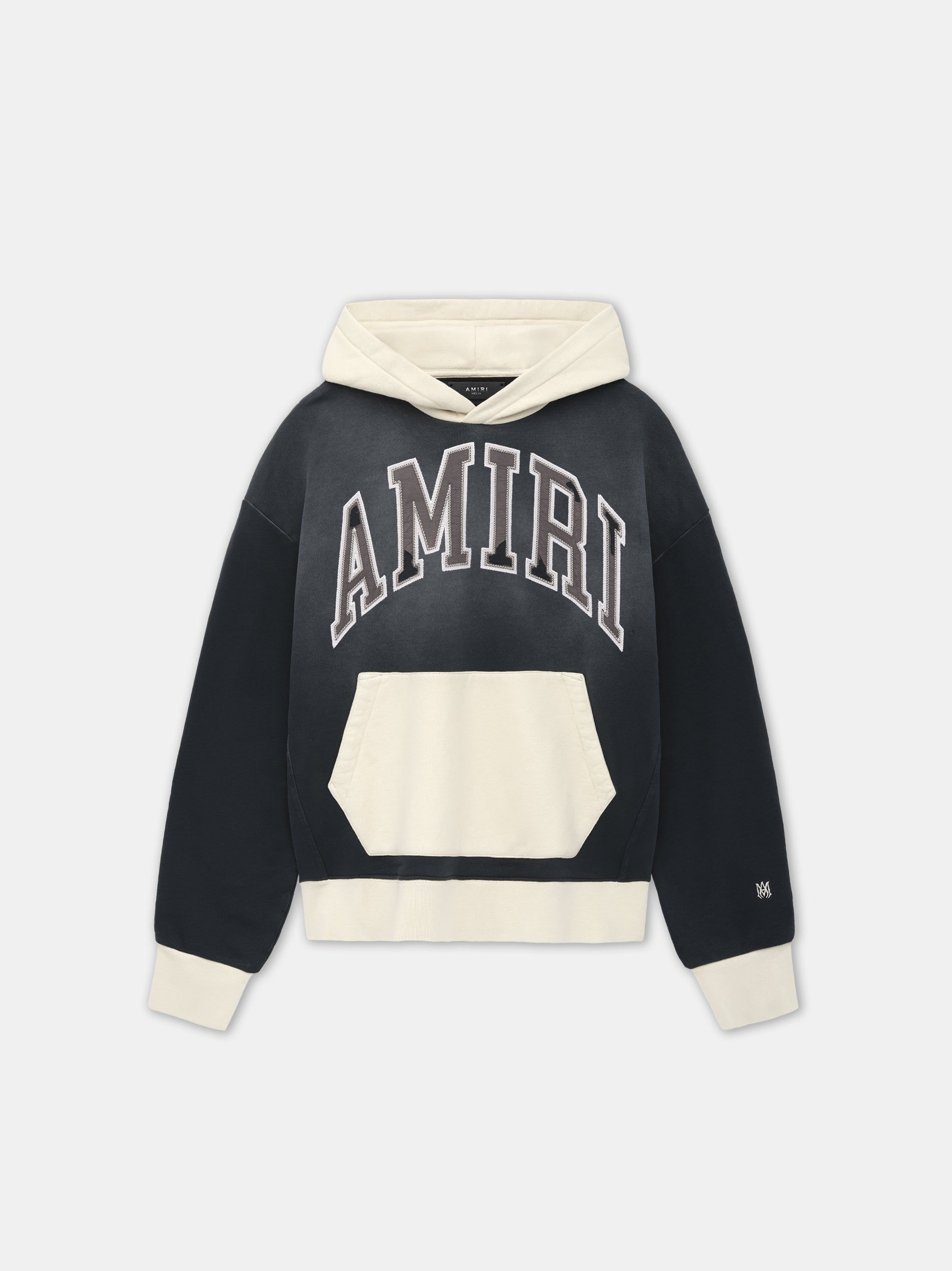 Sudaderas Amiri Vintage Oversized Hoodie Hombre Negros | HACRTI-063