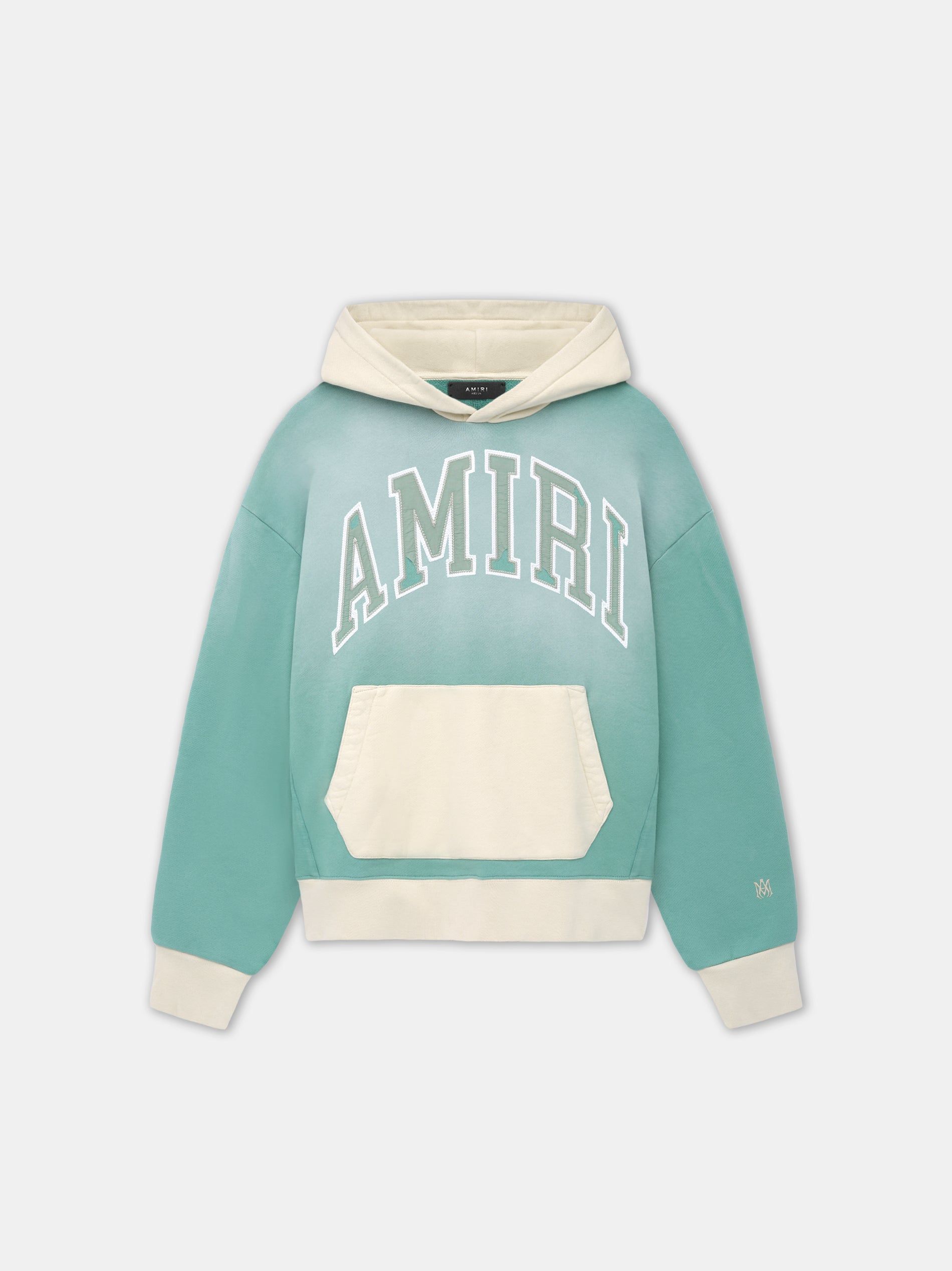 Sudaderas Amiri Vintage Oversized Hoodie Hombre Azules | TQMAXR-273