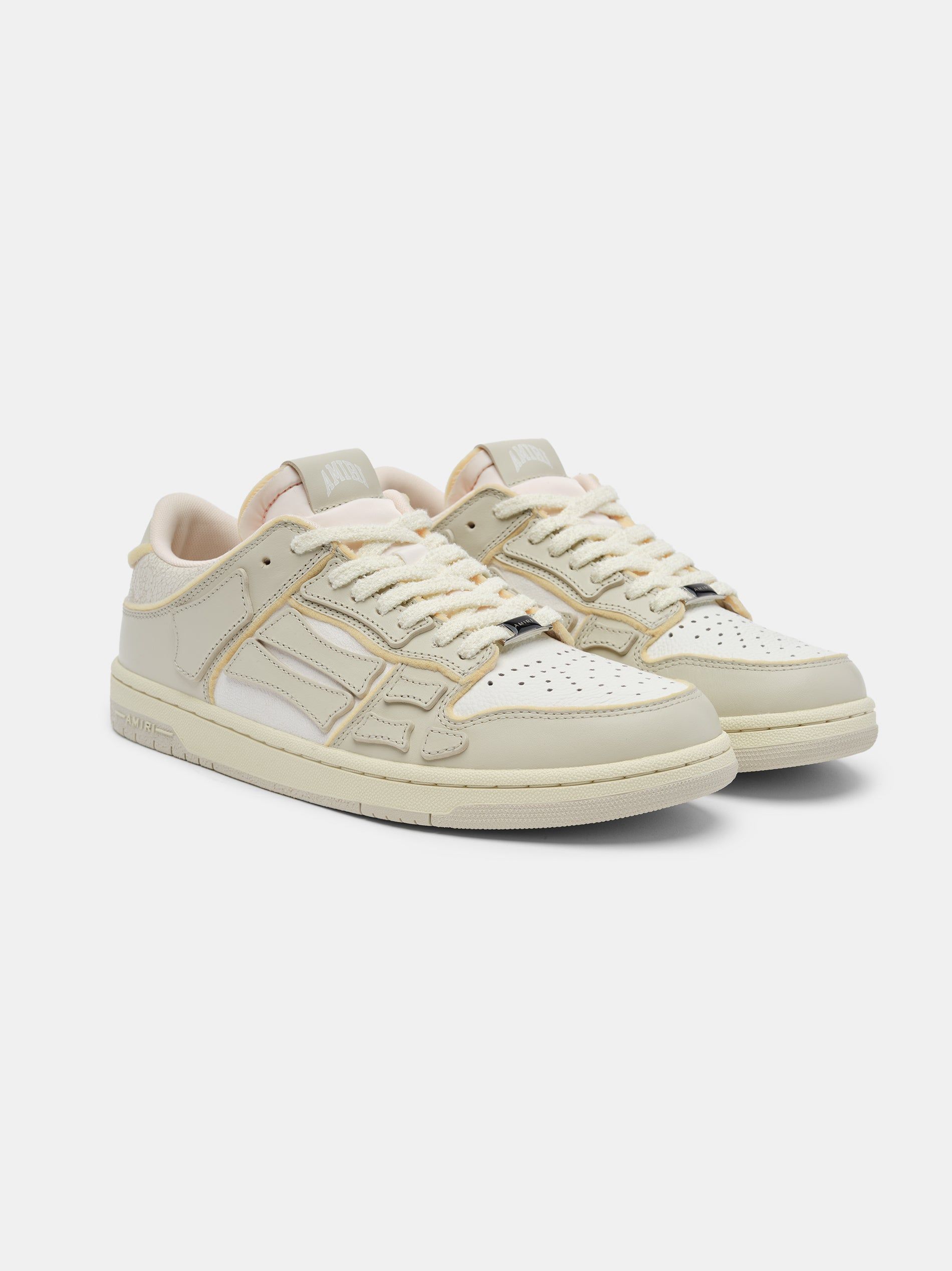 Tenis Amiri Collegiate Skel-top Low Mujer Blancos | GMVCRD-614