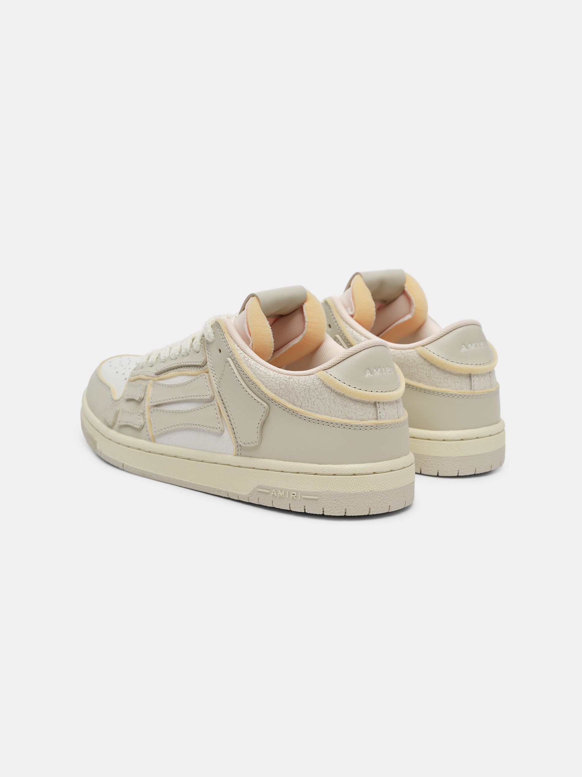Tenis Amiri Collegiate Skel-top Low Mujer Blancos | GMVCRD-614