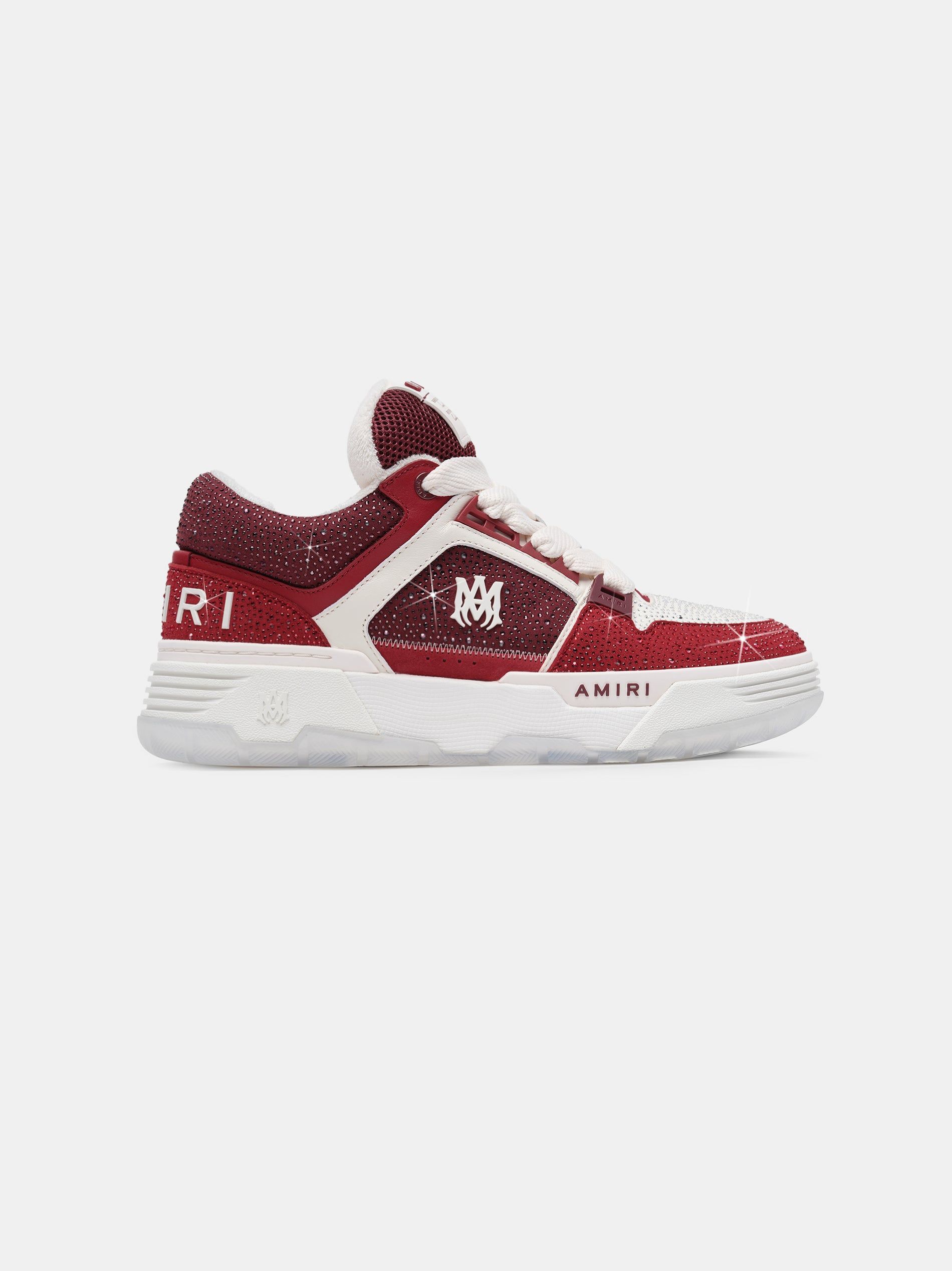Tenis Amiri Crystal Ma-1 Hombre Vino | GWVSDL-708