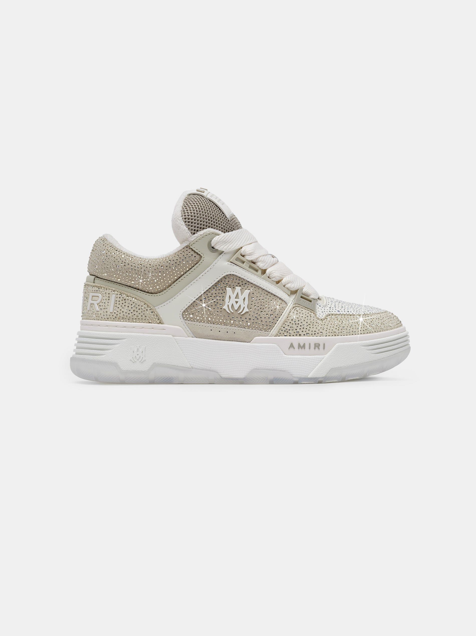 Tenis Amiri Crystal Ma-1 Mujer Alabaster | DPLEAS-645