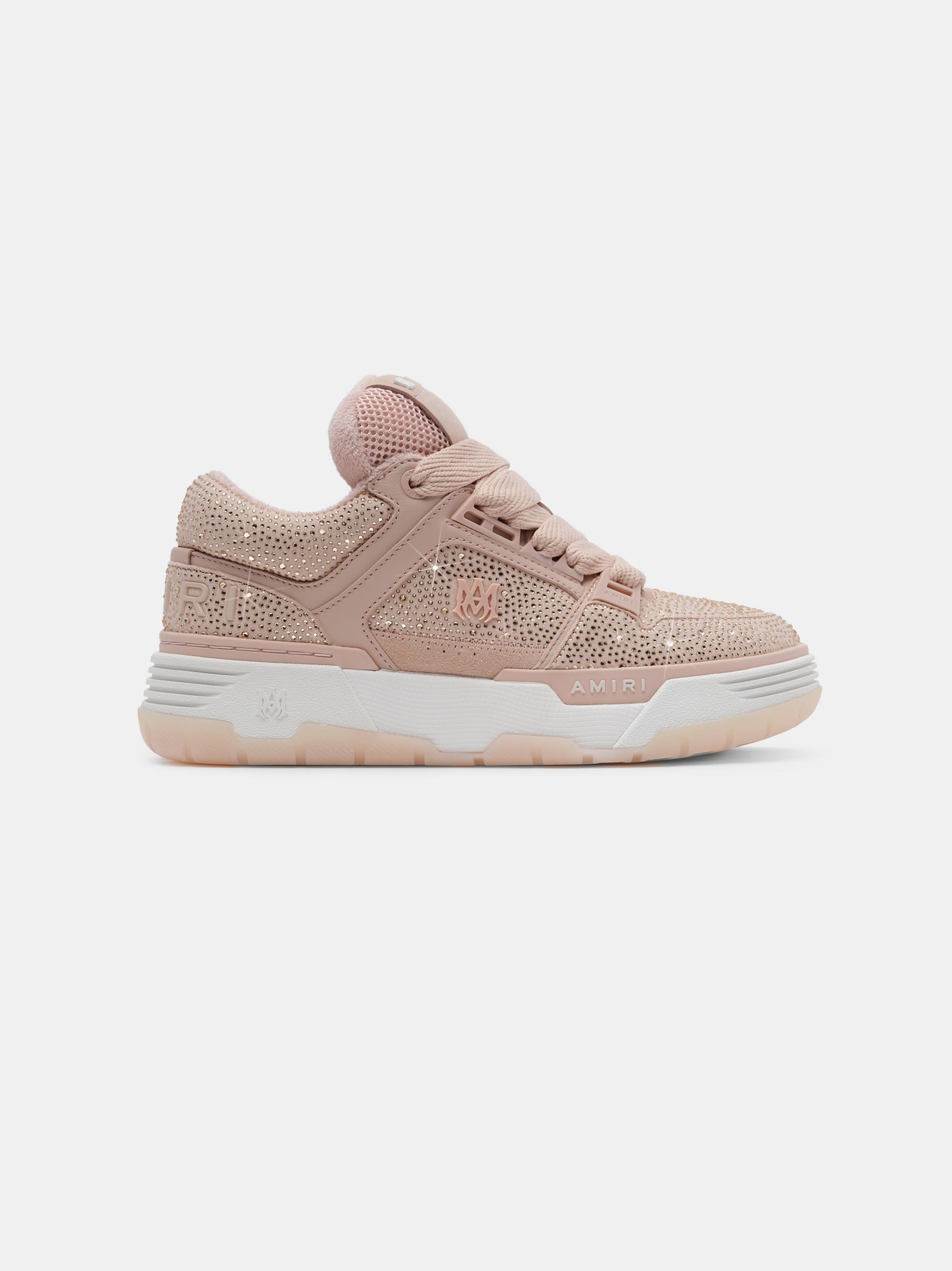 Tenis Amiri Crystal Ma-1 Mujer Rosas | OUAITC-304
