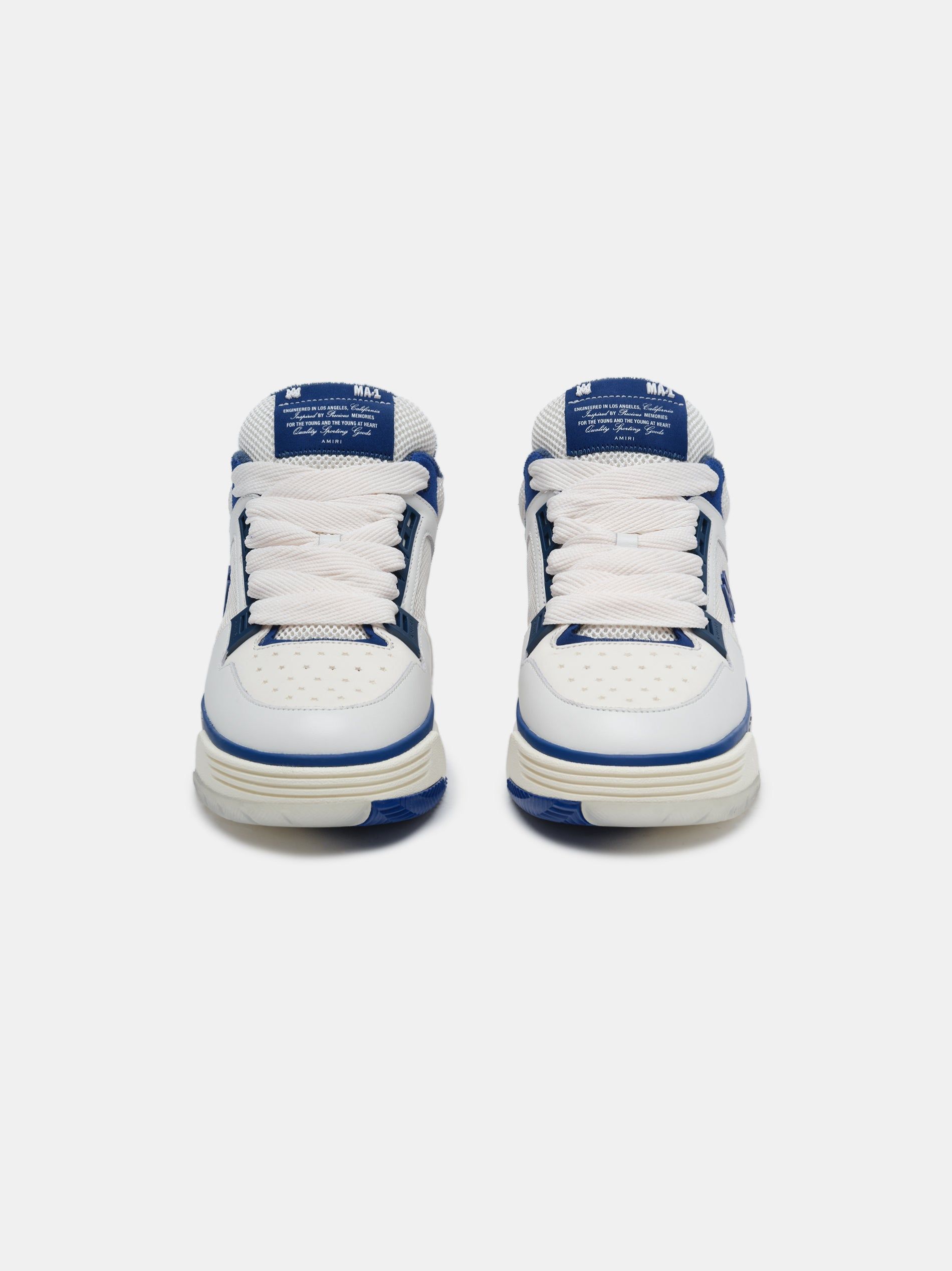 Tenis Amiri Ma-1 Hombre Azul Marino Blancos | DKEGZB-023
