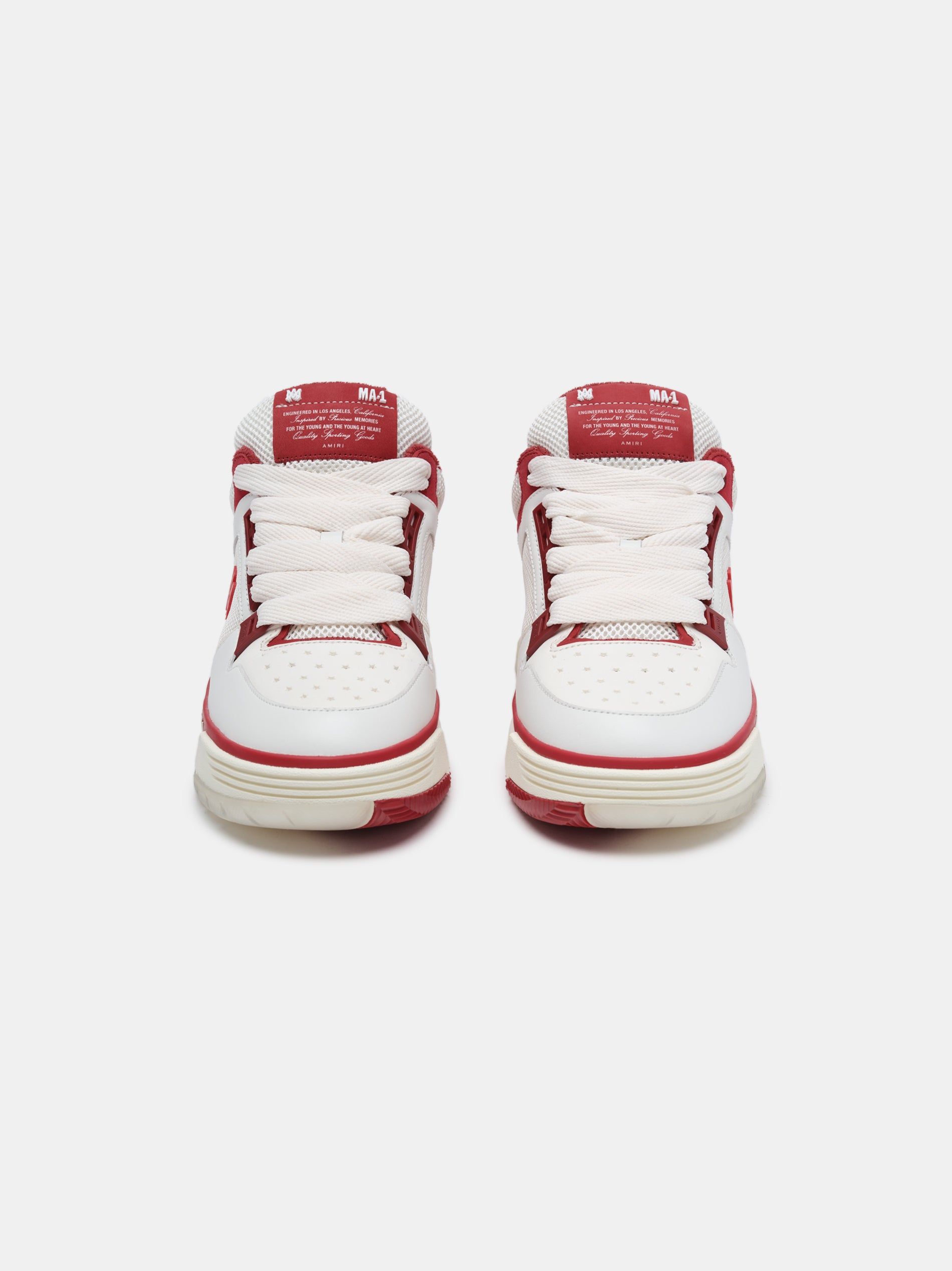 Tenis Amiri Ma-1 Hombre Rojos Blancos | TYAHMK-456