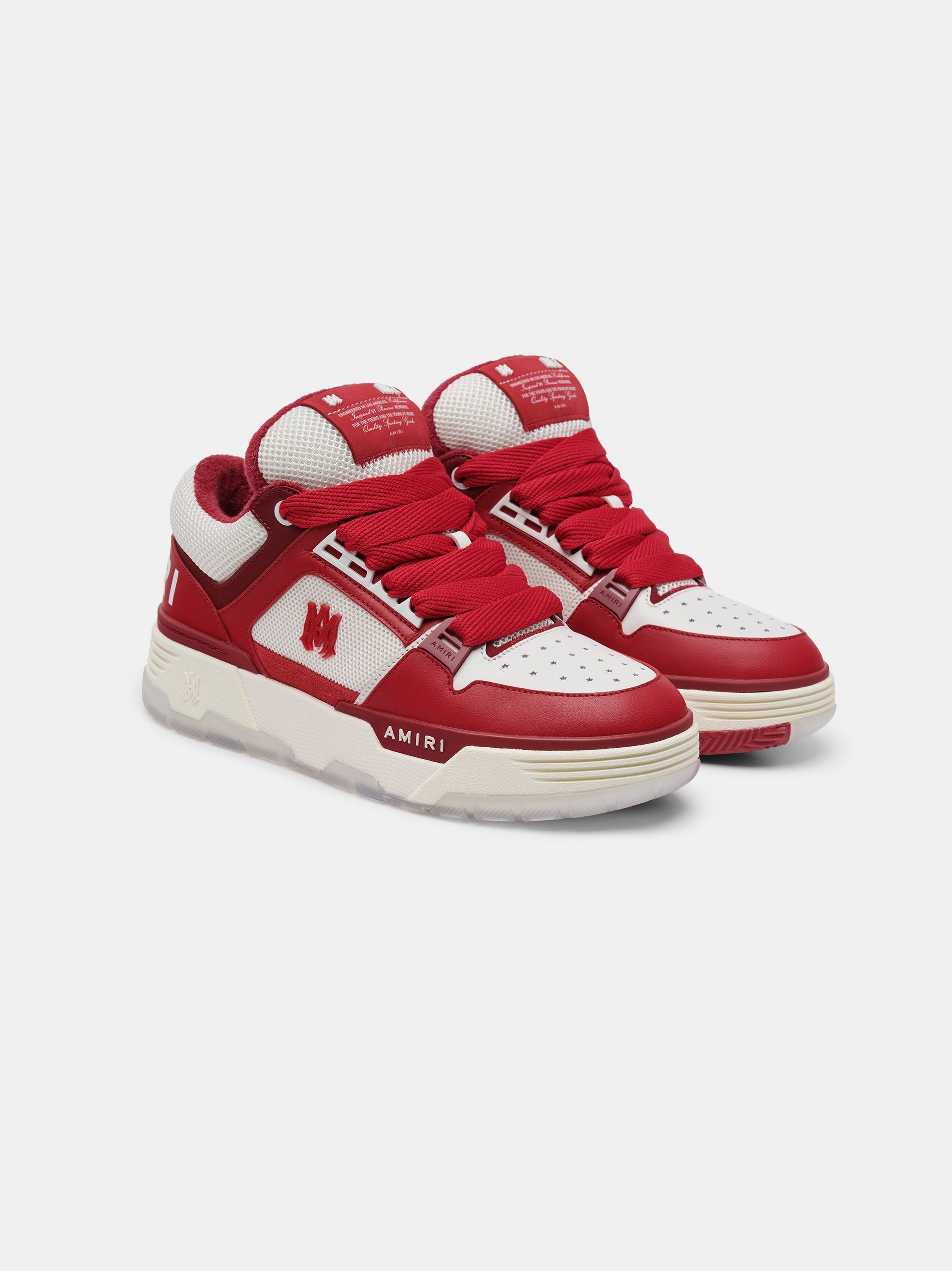 Tenis Amiri Ma-1 Hombre Rojos | PJSNZK-785