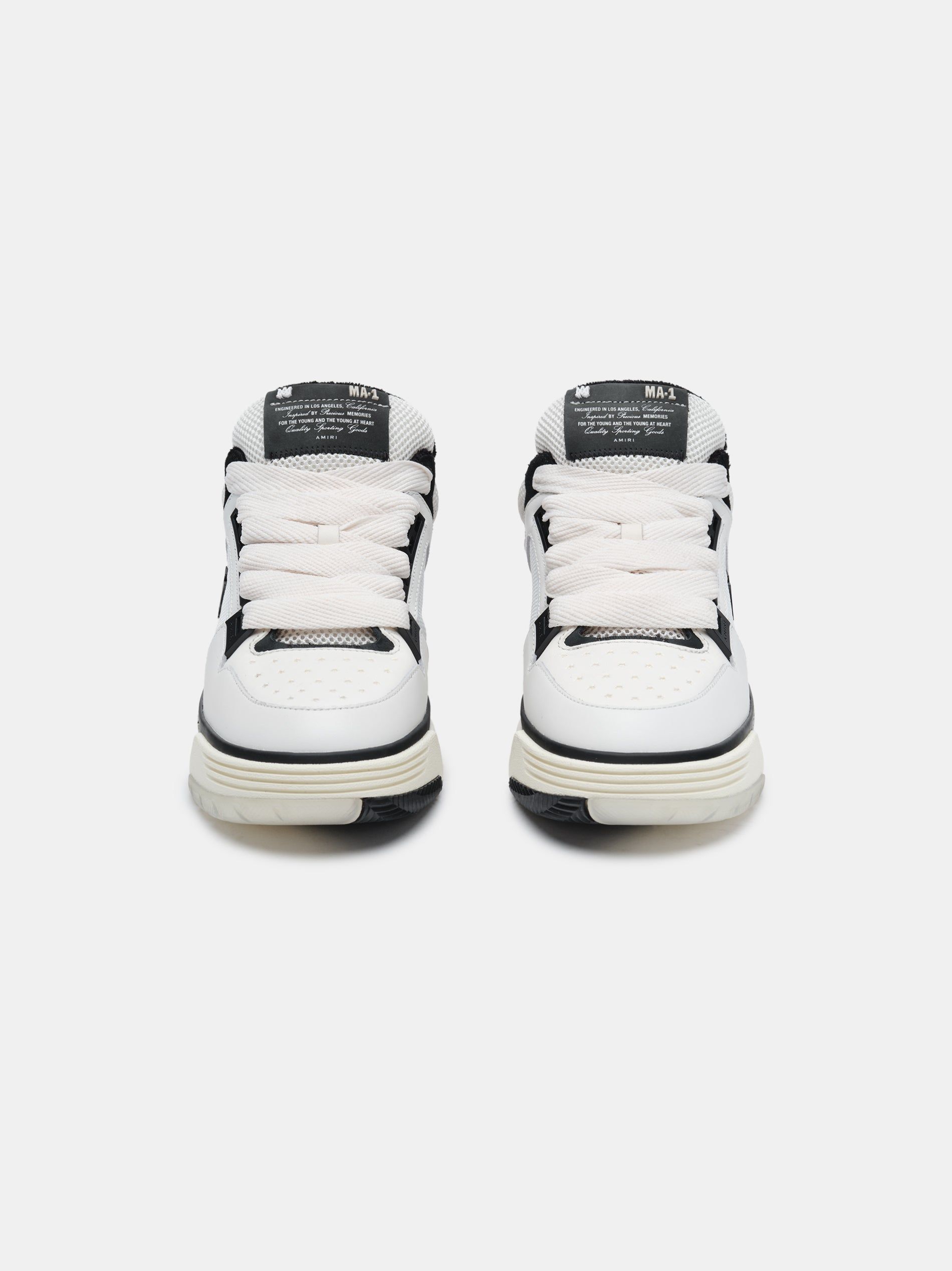 Tenis Amiri Ma-1 Mujer Blancos Negros | GFEPUA-475