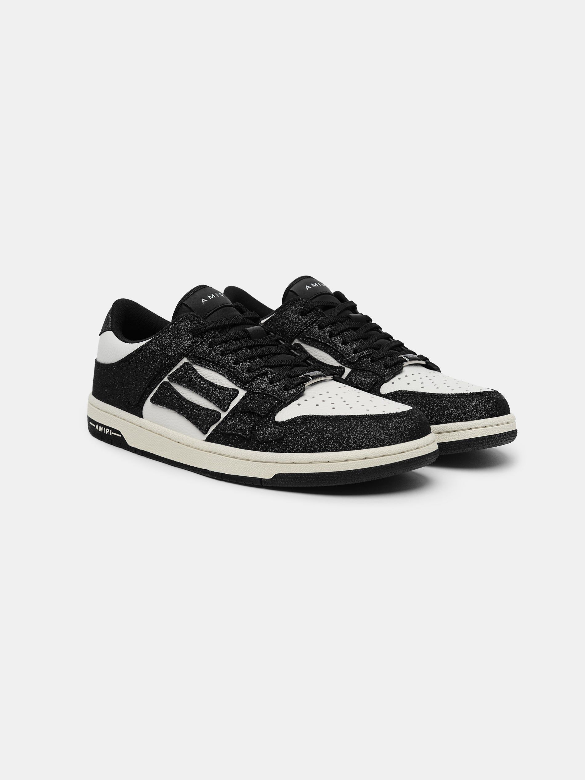 Tenis Amiri Shimmer Skel-top Low Mujer Negros | VYLWPO-467